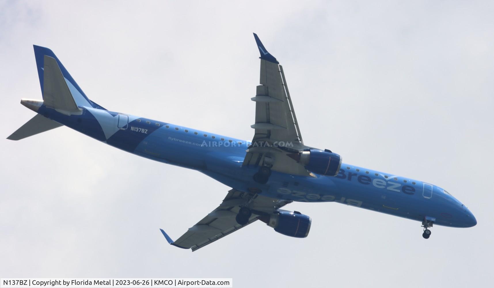 N137BZ, Embraer EMB 190-200LR C/N 19000196, MXY E195 zx