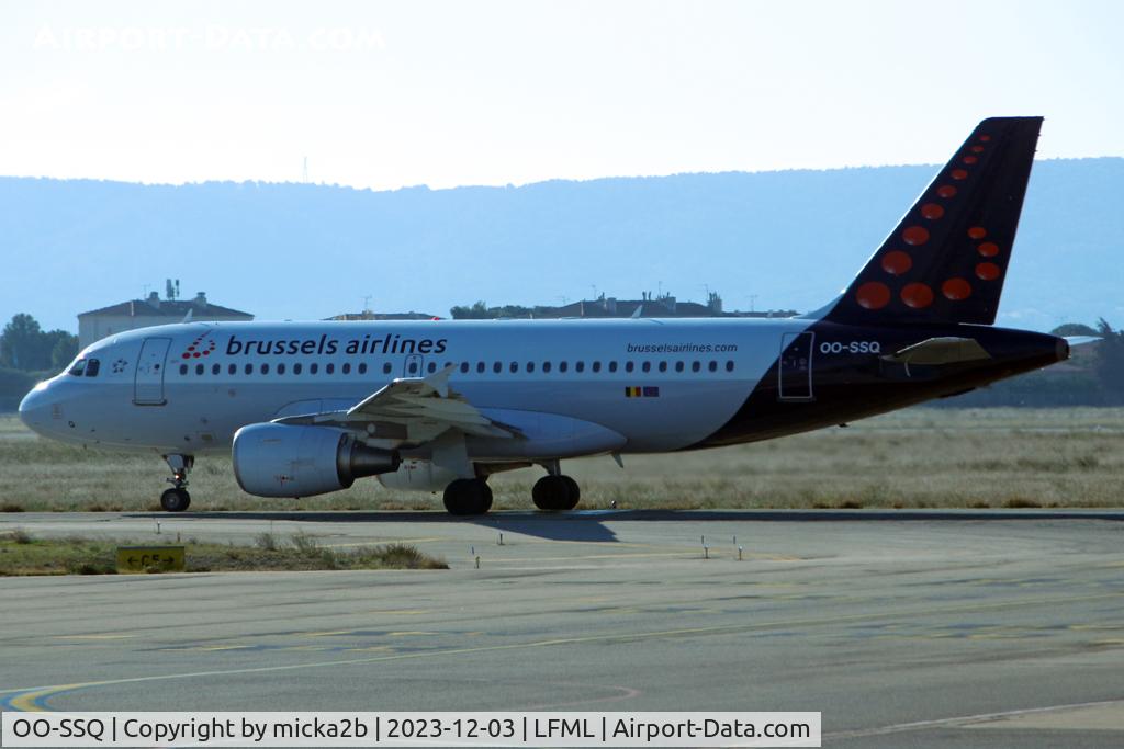 OO-SSQ, 2009 Airbus A319-112 C/N 3790, Taxiing
