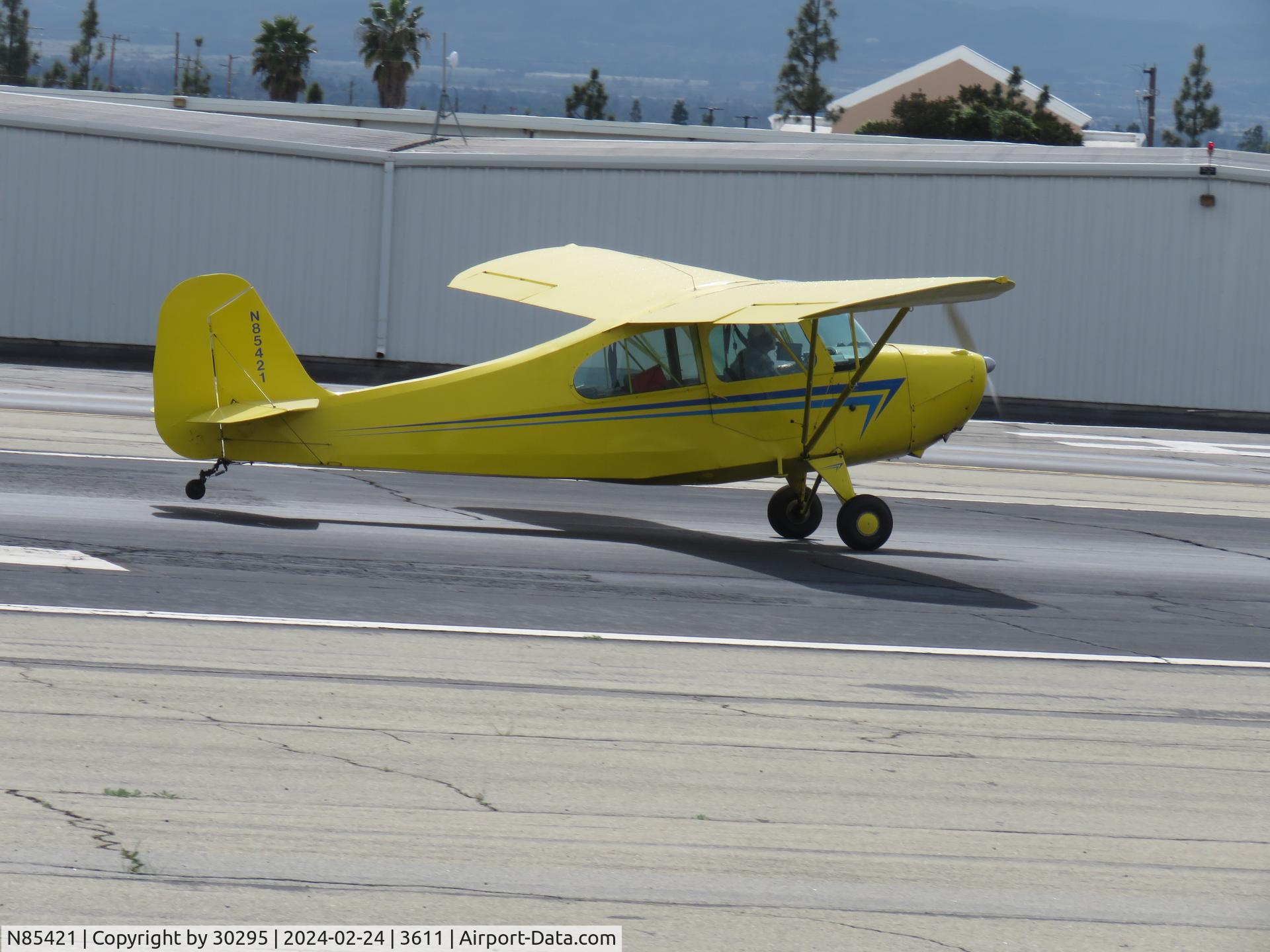 N85421, 1946 Champion 7AC C/N 7AC4161, tailwheel up