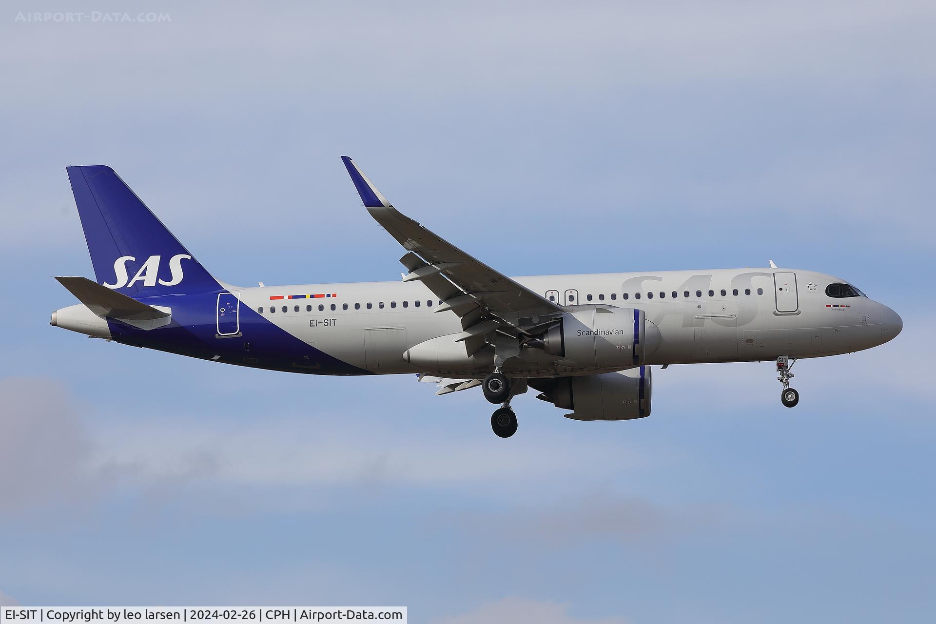 EI-SIT, 2022 Airbus A320-251N C/N 10937, Copenhagen 26.2.2024