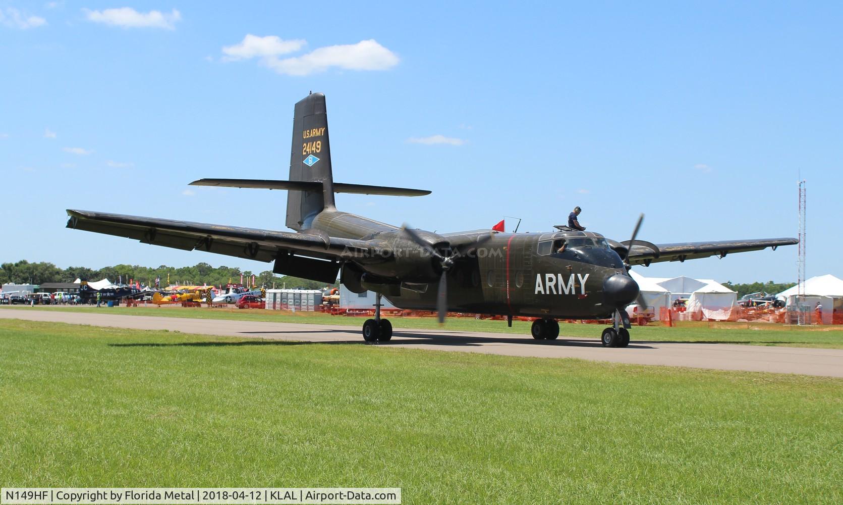 N149HF, 1962 De Havilland Canada DHC-4A Caribou C/N 85, Sun N Fun 2018 zx LAL