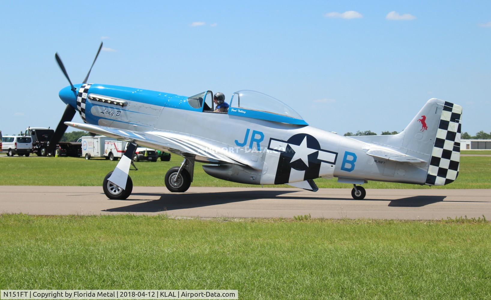 N151FT, 1945 North American P-51D Mustang C/N 44-74506, P-51D Lady B zx