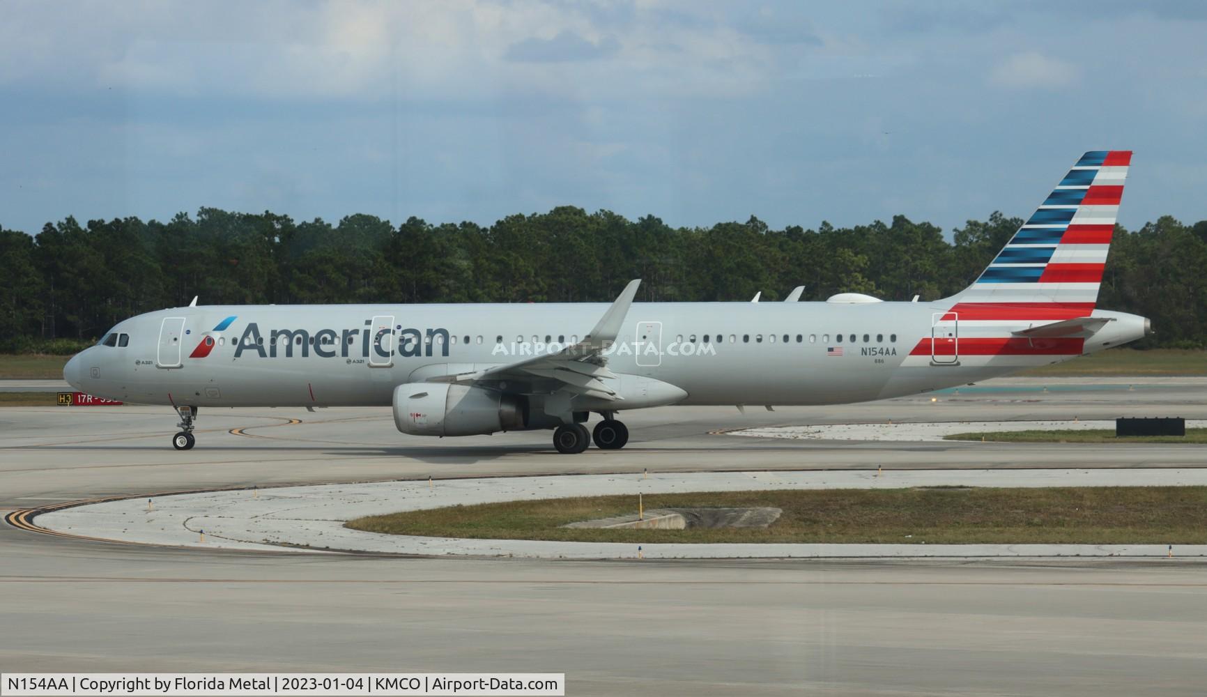 N154AA, 2016 Airbus A321-231 C/N 6928, AAL A321 zx PHL-MCO