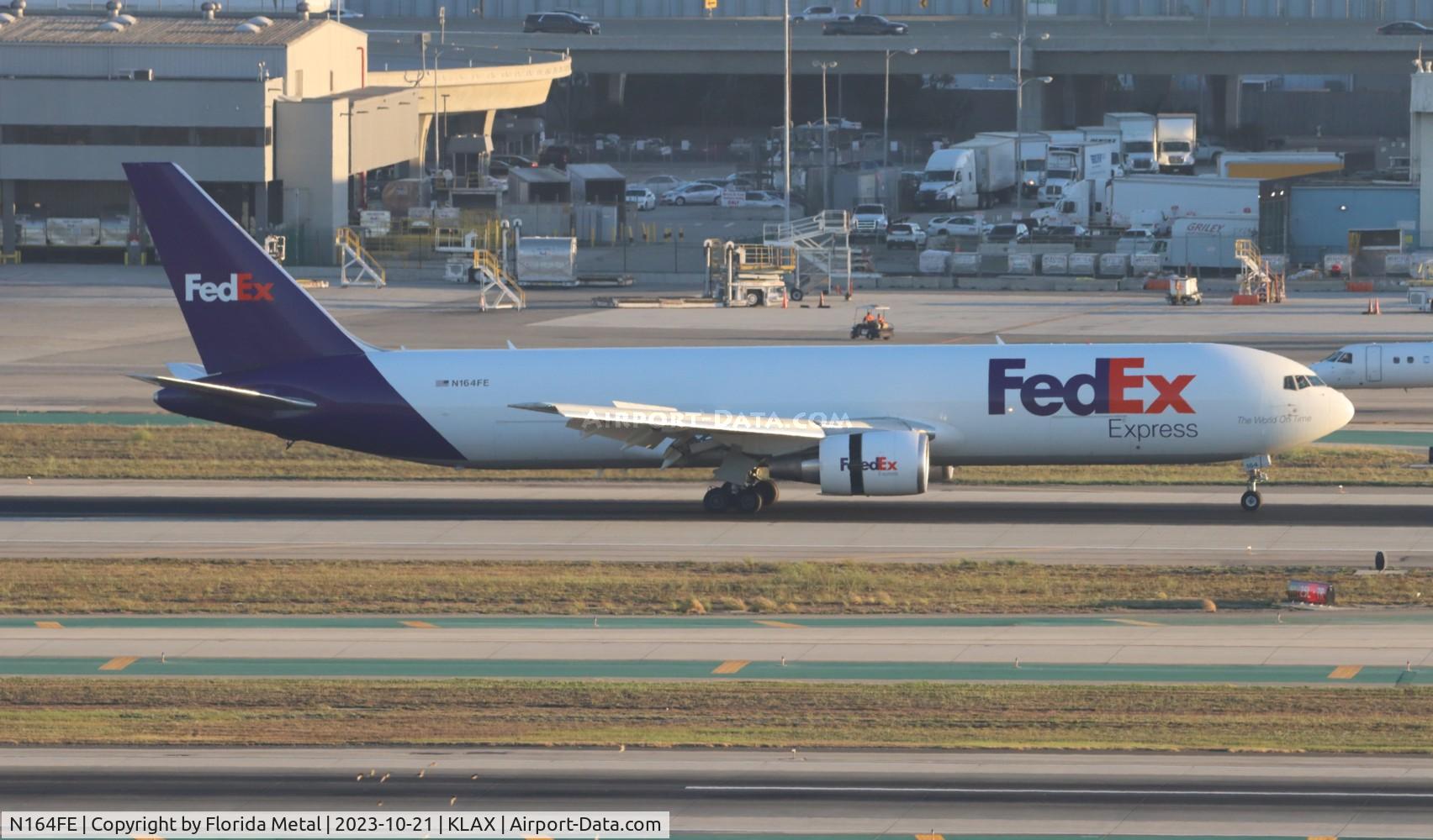 N164FE, 2018 Boeing 767-300F C/N 43554, FDX 767-300F zx IND-LAX