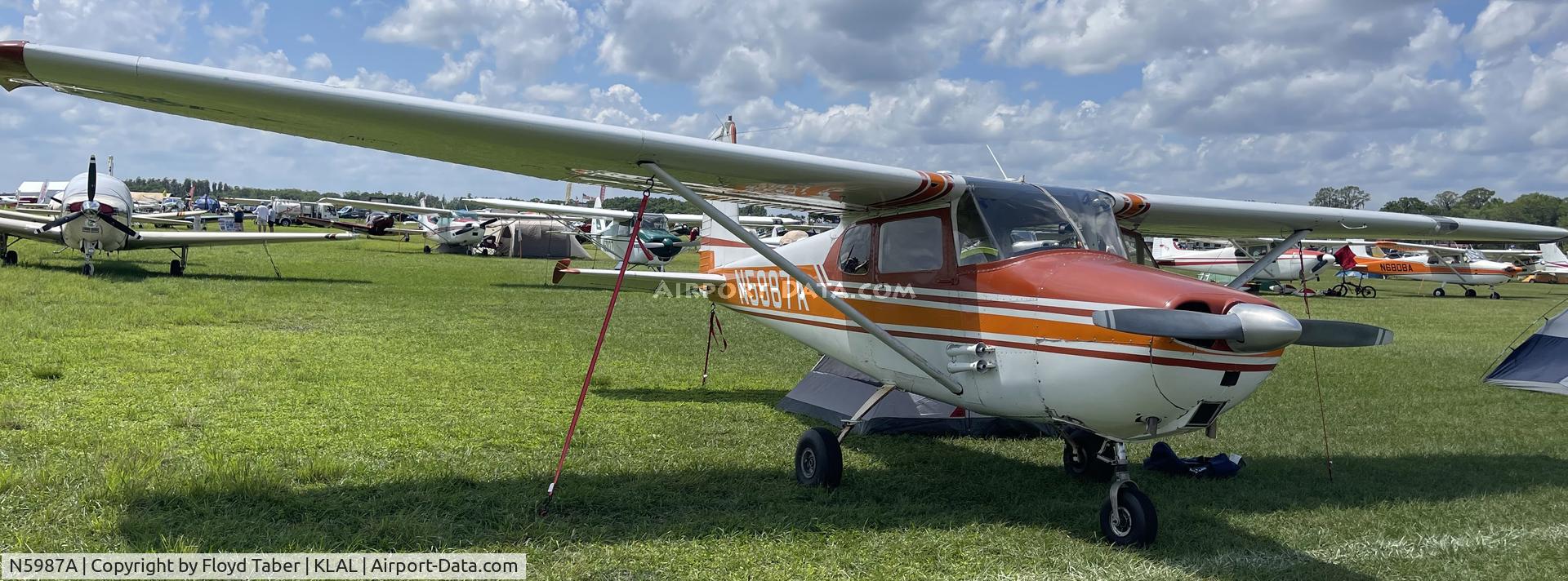 N5987A, 1956 Cessna 172 C/N 28587, SUN N FUN 2022