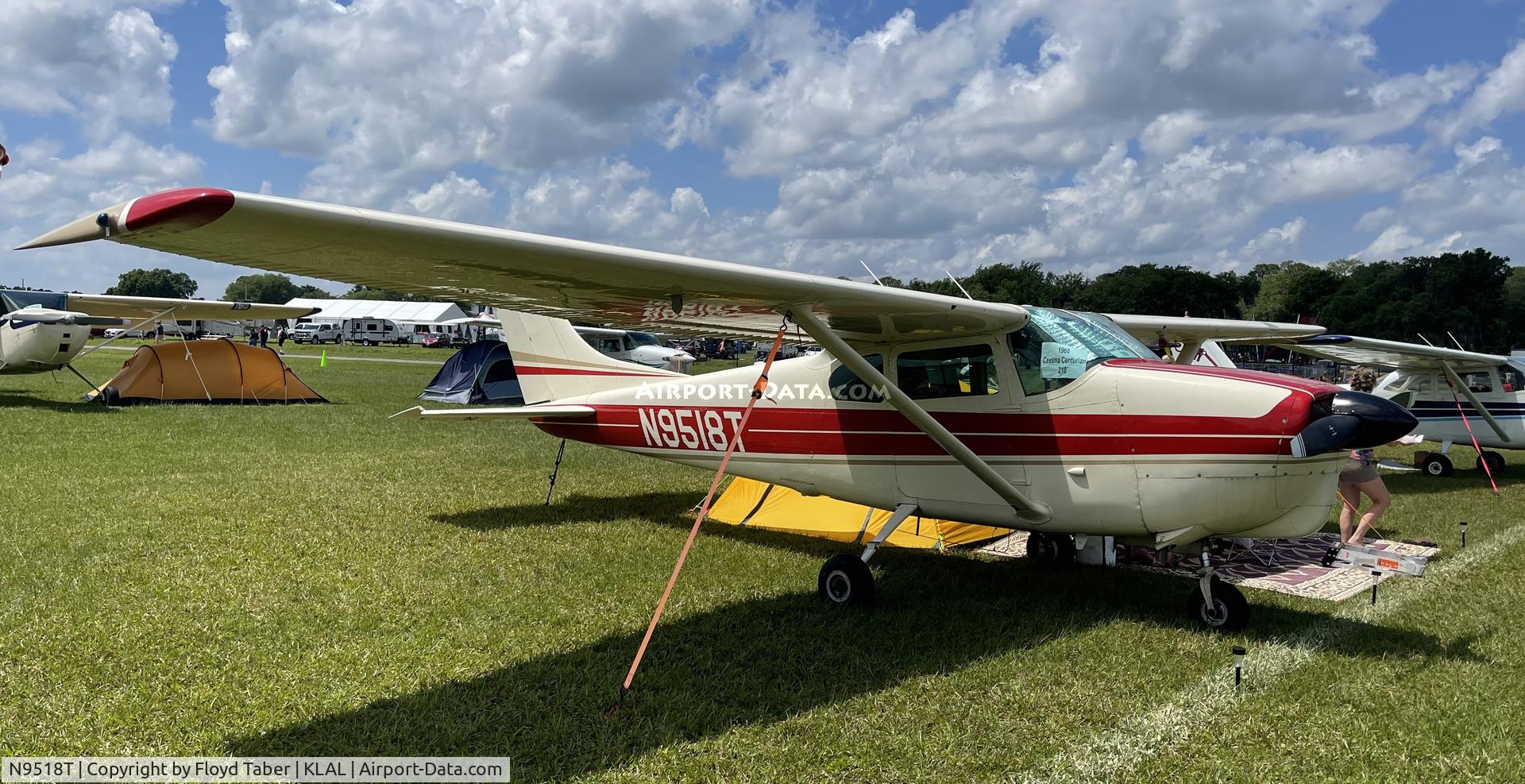 N9518T, 1960 Cessna 210 C/N 57318, SUN N FUN 2022