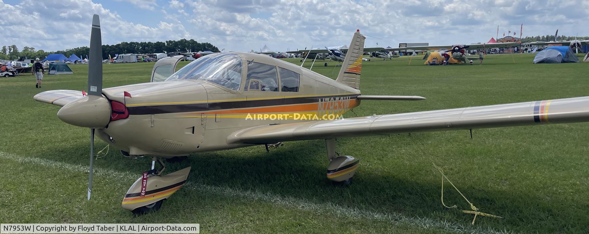 N7953W, 1964 Piper PA-28-180 C/N 28-2001, SUN N FUN 2022