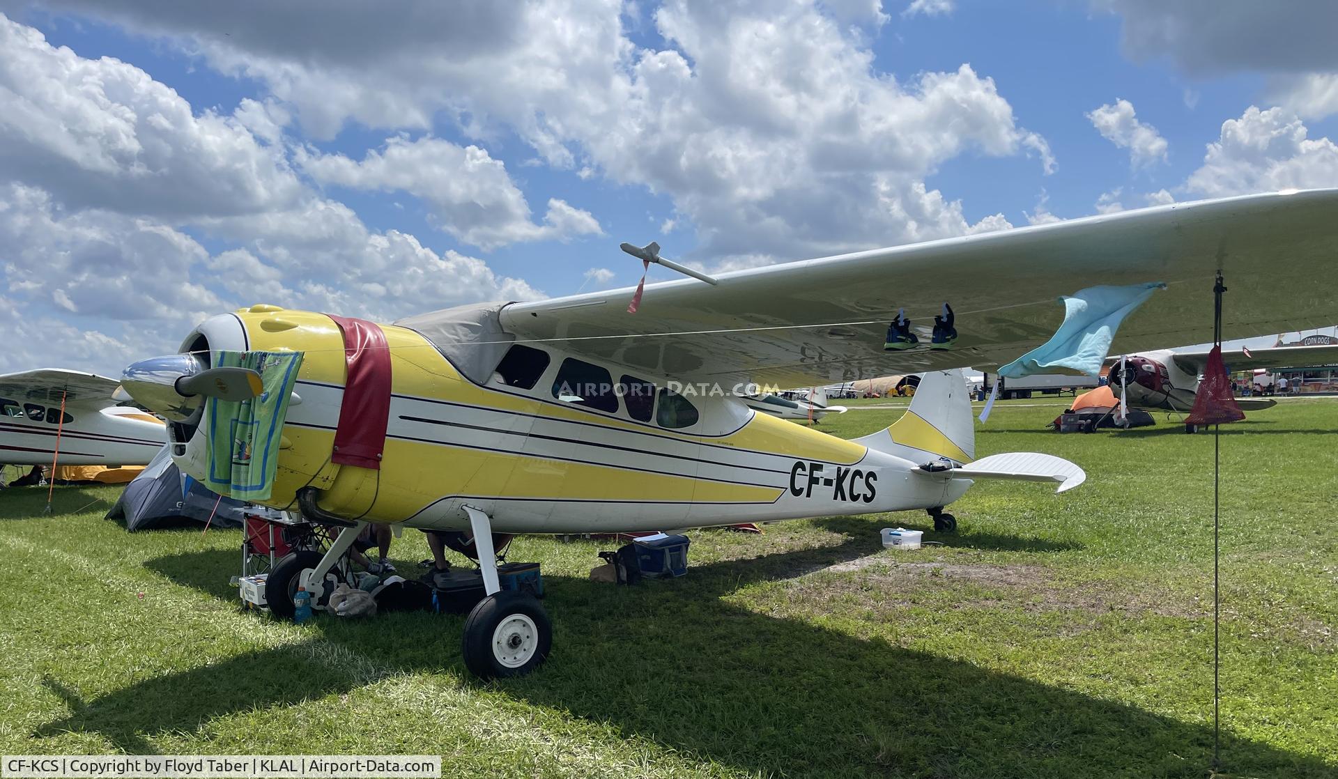 CF-KCS, 1947 Cessna 195 C/N 7034, SUN N FUN 2022