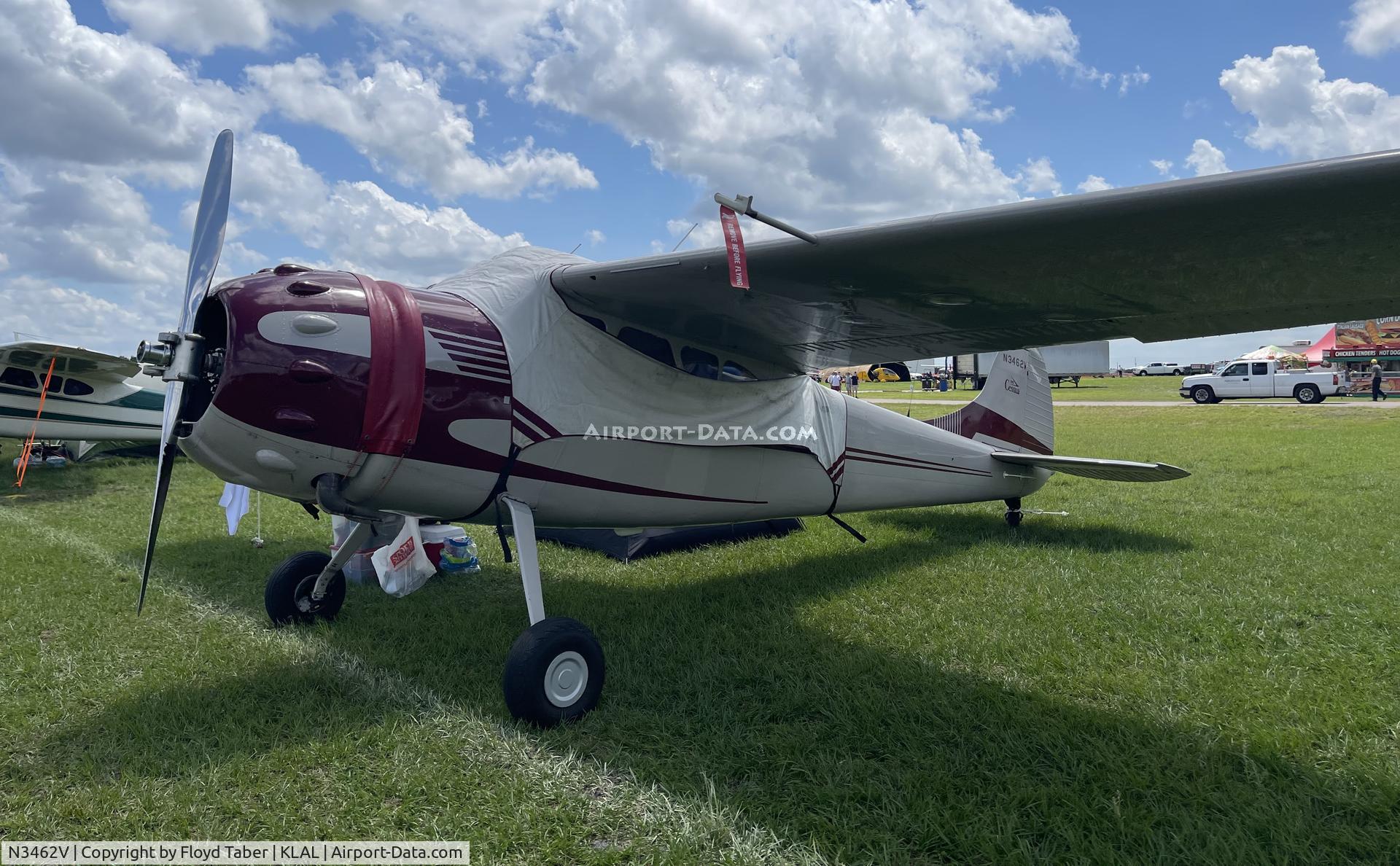N3462V, 1948 Cessna 195A C/N 7187, SUN N FUN 2022