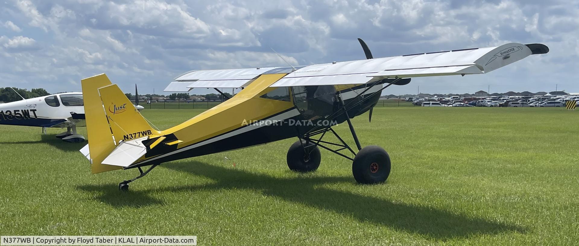 N377WB, 2015 Just Aircraft JA30 Superstol C/N JA449-03-15, SUN N FUN 2022