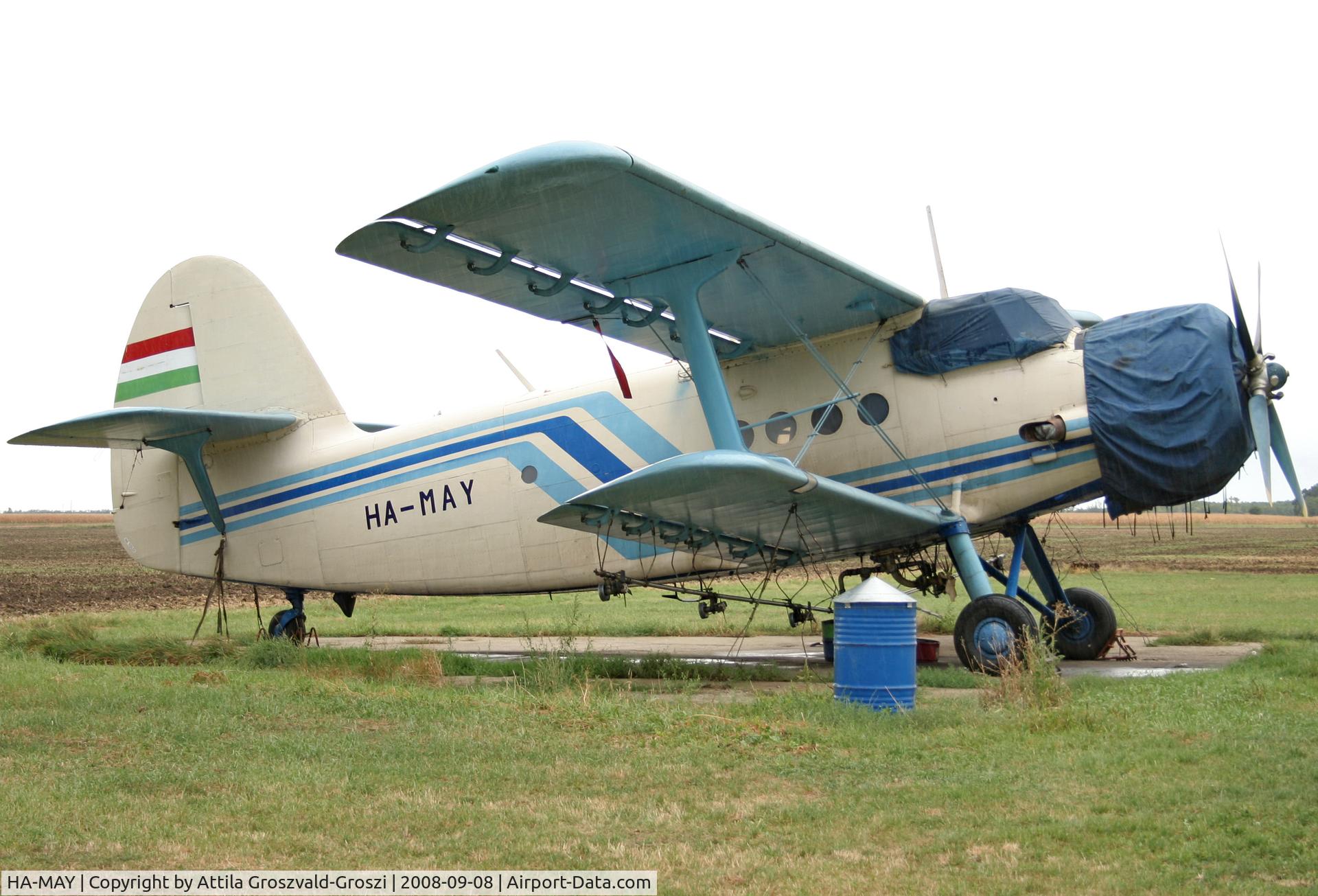 HA-MAY, 1979 PZL-Mielec An-2R C/N 1G185-40, Telekgerendás off Airport, Hungary