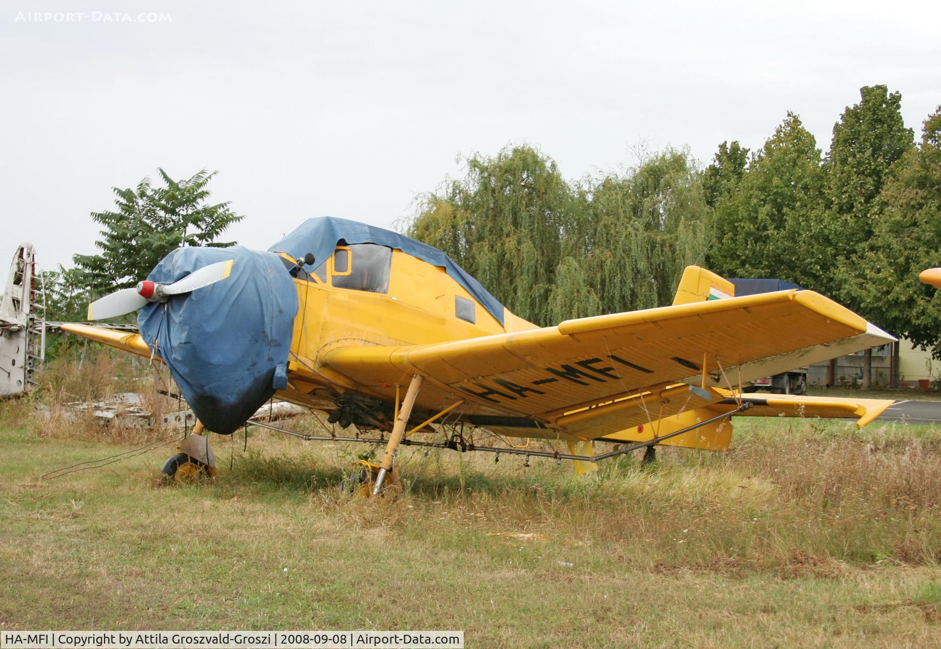 HA-MFI, Let Z-37P Cmelak C/N 17-13, Telekgerendás off Airport, Hungary