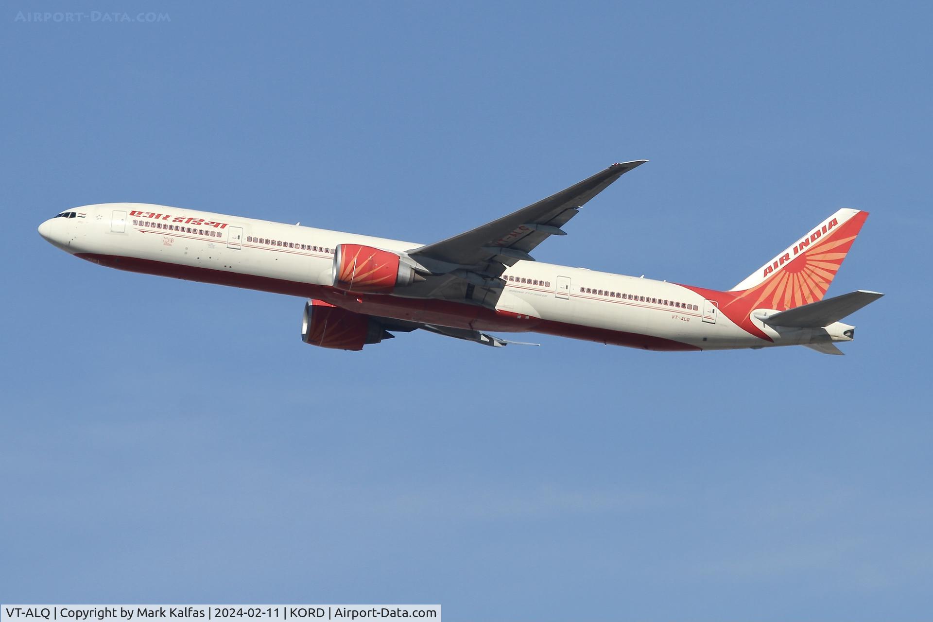 VT-ALQ, 2009 Boeing 777-337/ER C/N 36315, B77W Air India BOEING 777-300ER VT-ALQ AIC126 KORD-VIDP.