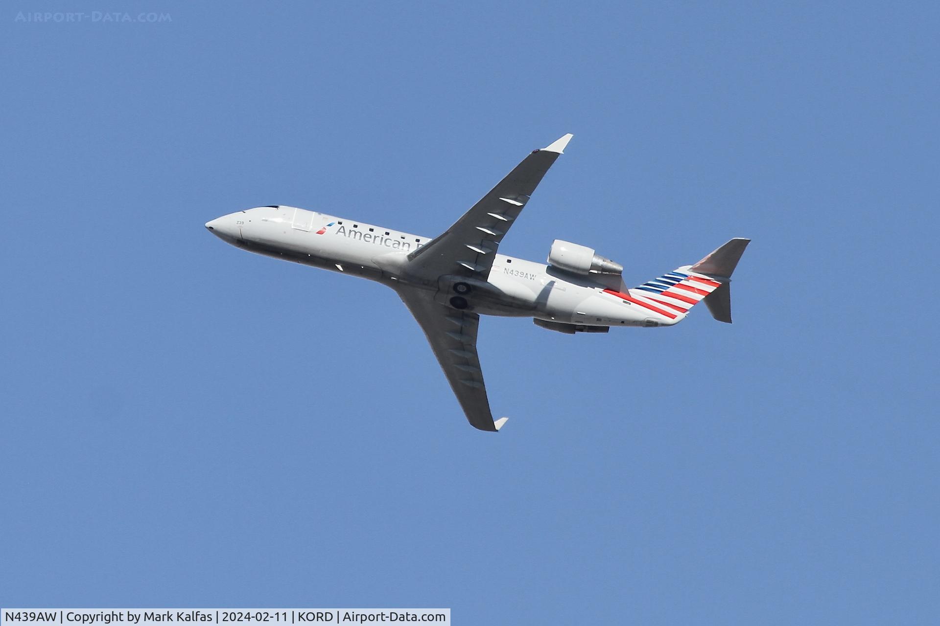 N439AW, 2003 Bombardier CRJ-200LR (CL-600-2B19) C/N 7753, CRJ2 Air Wisconsin/ American Eagle BOMBARDIER INC CL-600-2B19 N439AW ORD-CMH