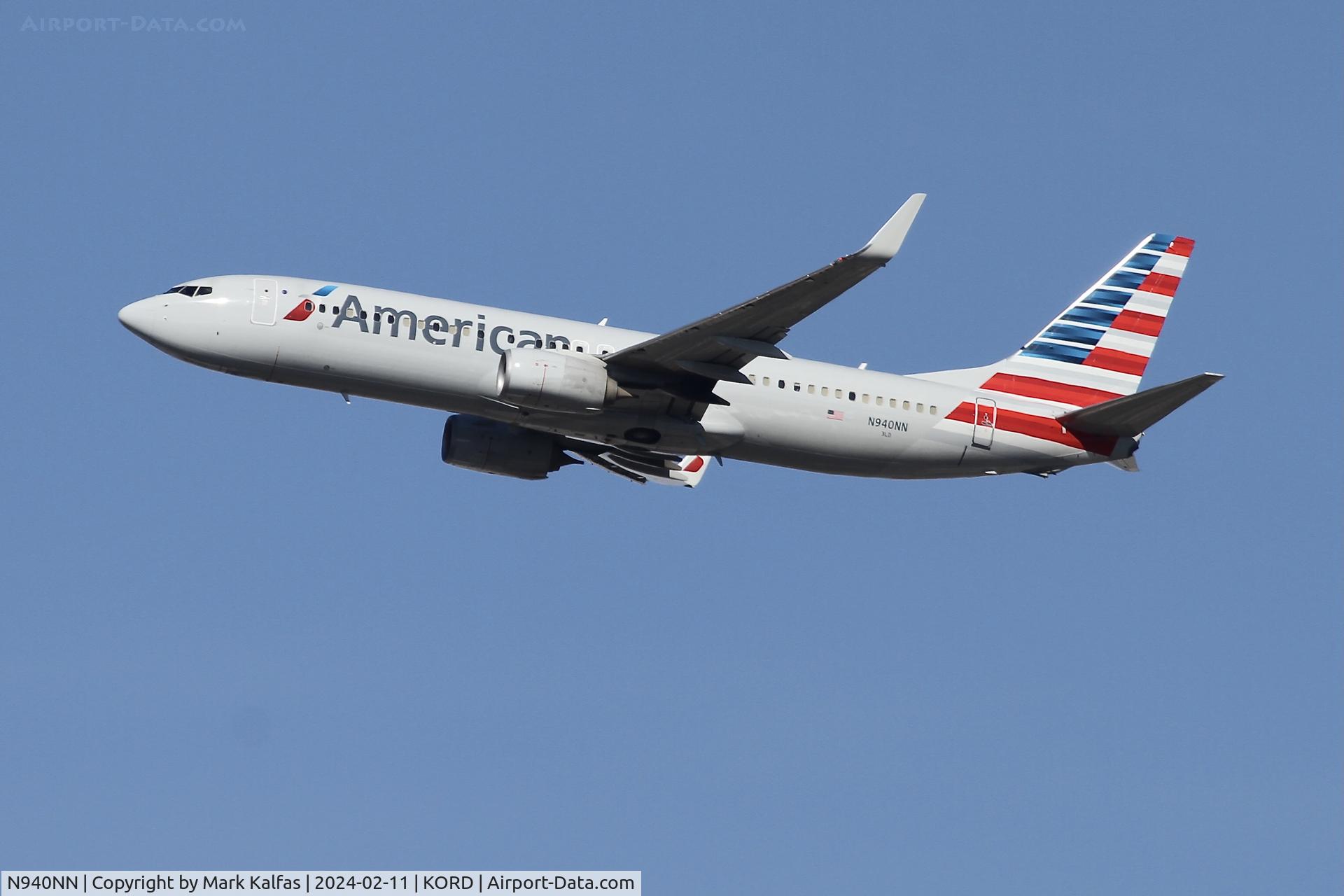 N940NN, 2013 Boeing 737-823 C/N 33323, B738 American Airlines BOEING 737-823  N940NN AAL2012 ORD-LAX