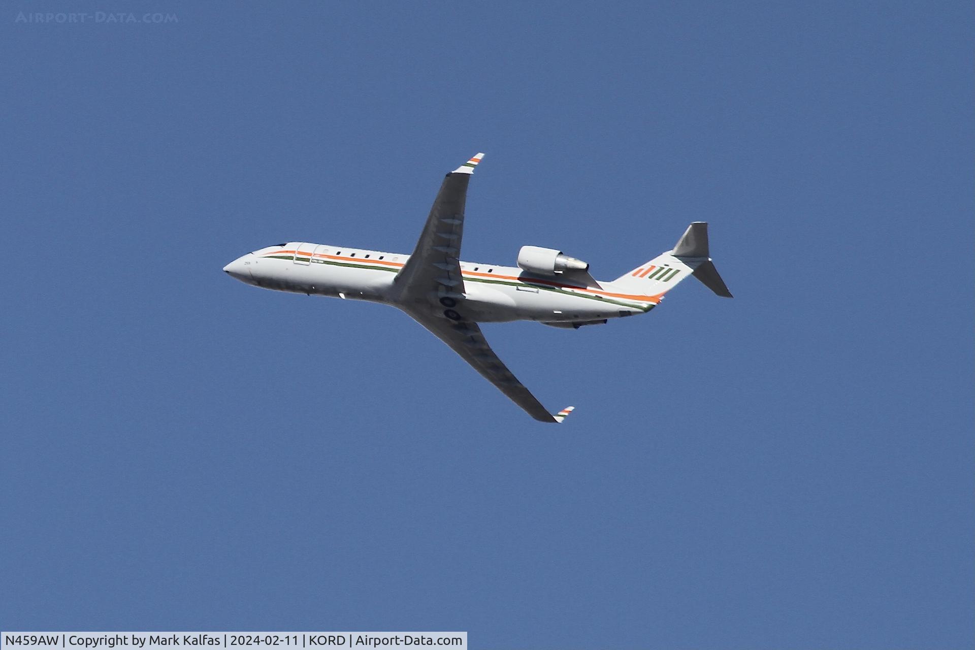 N459AW, 2003 Bombardier CRJ-200LR (CL-600-2B19) C/N 7863, CRJ2 Air Wisconsin/ American Eagle BOMBARDIER INC CL-600-2B19 N459AW AWI6091 ORD-FNT