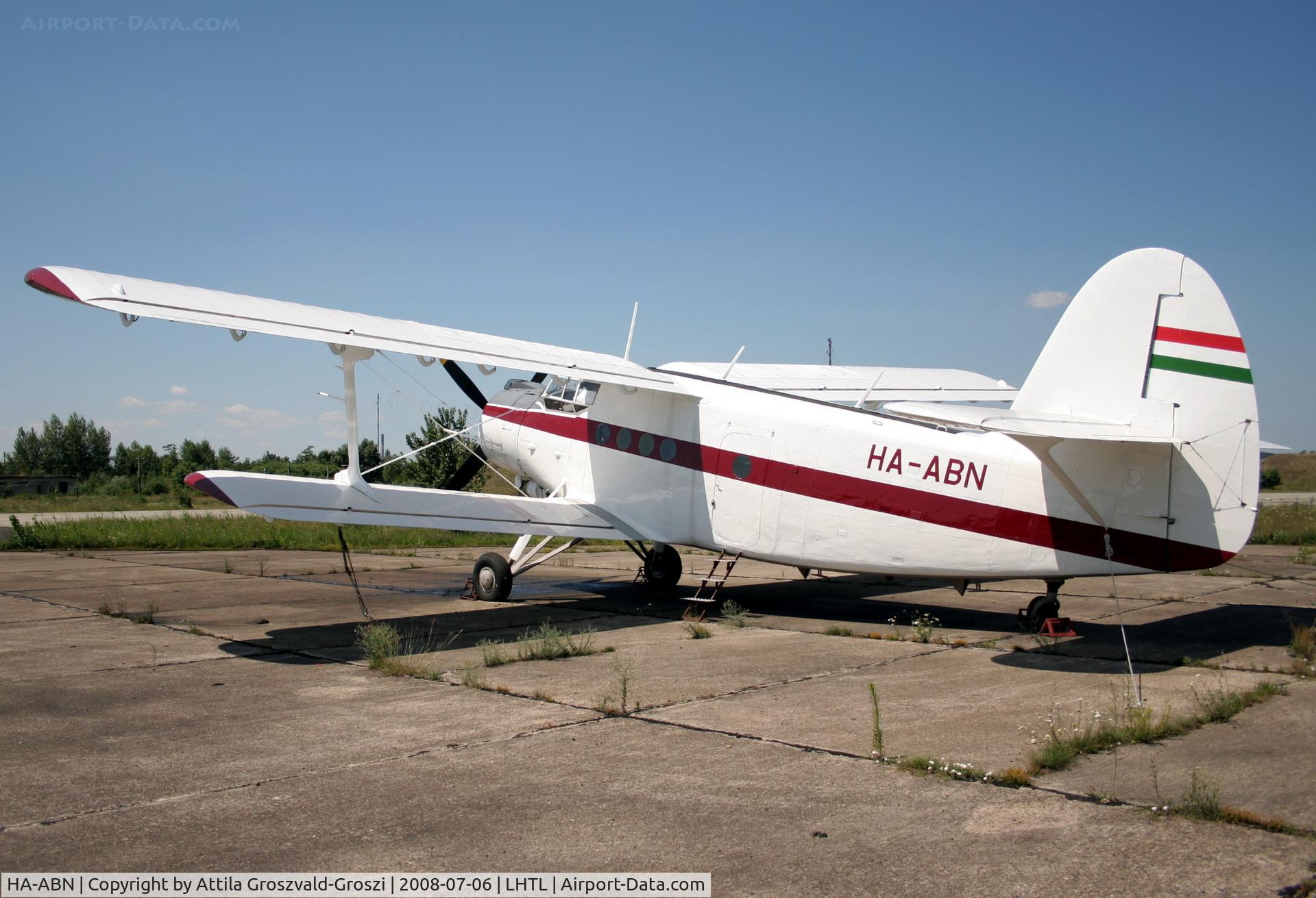 HA-ABN, PZL-Mielec An-2TD C/N 1G152-47, LHTL - Tököl Airport, Hungary