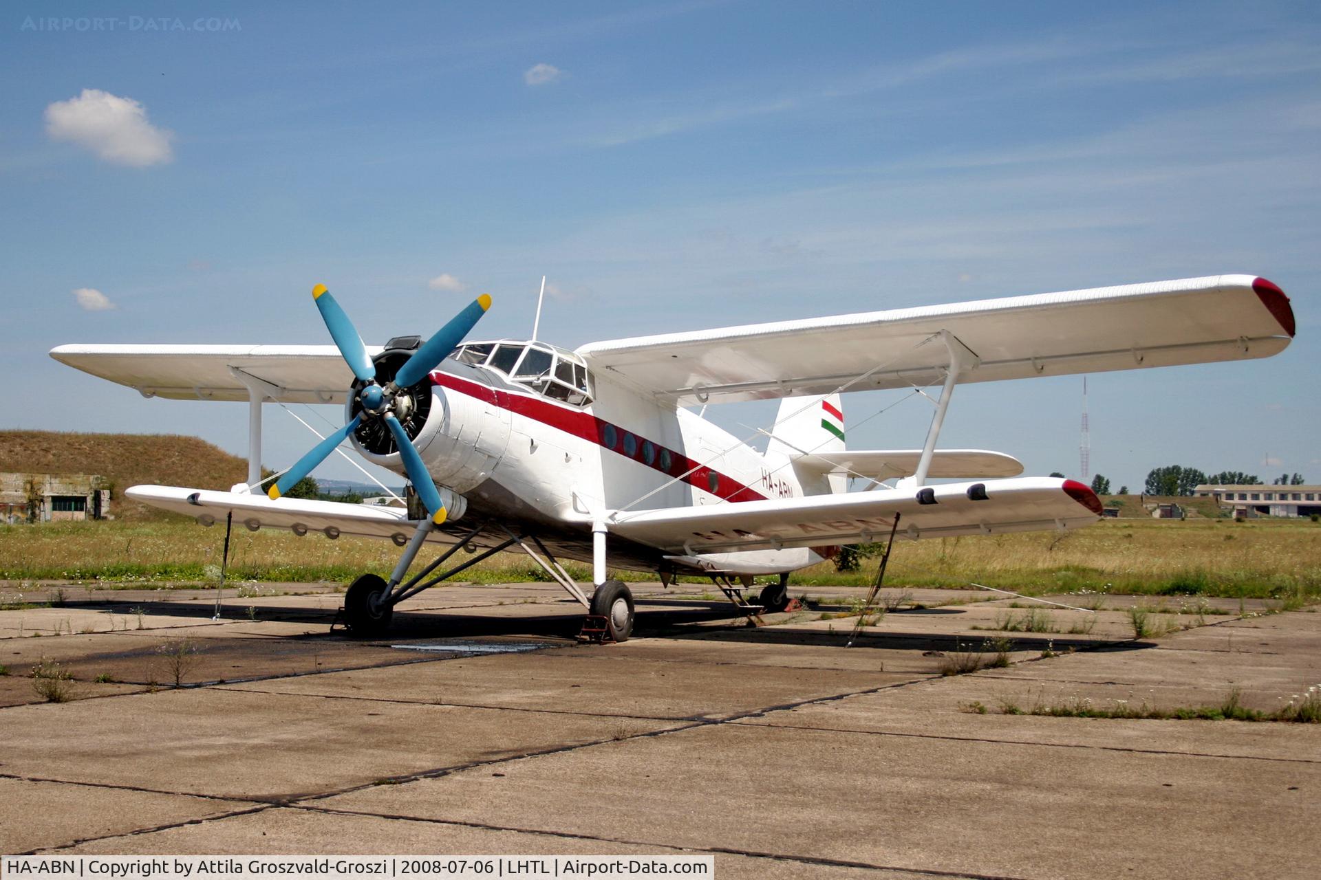 HA-ABN, PZL-Mielec An-2TD C/N 1G152-47, LHTL - Tököl Airport, Hungary