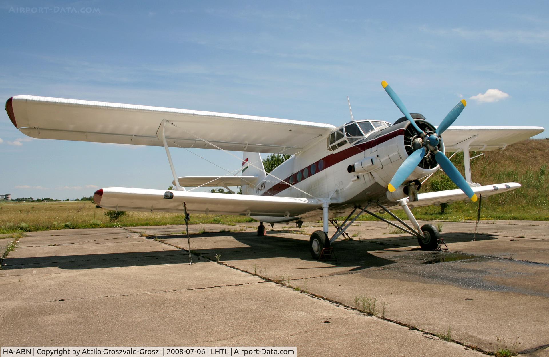 HA-ABN, PZL-Mielec An-2TD C/N 1G152-47, LHTL - Tököl Airport, Hungary