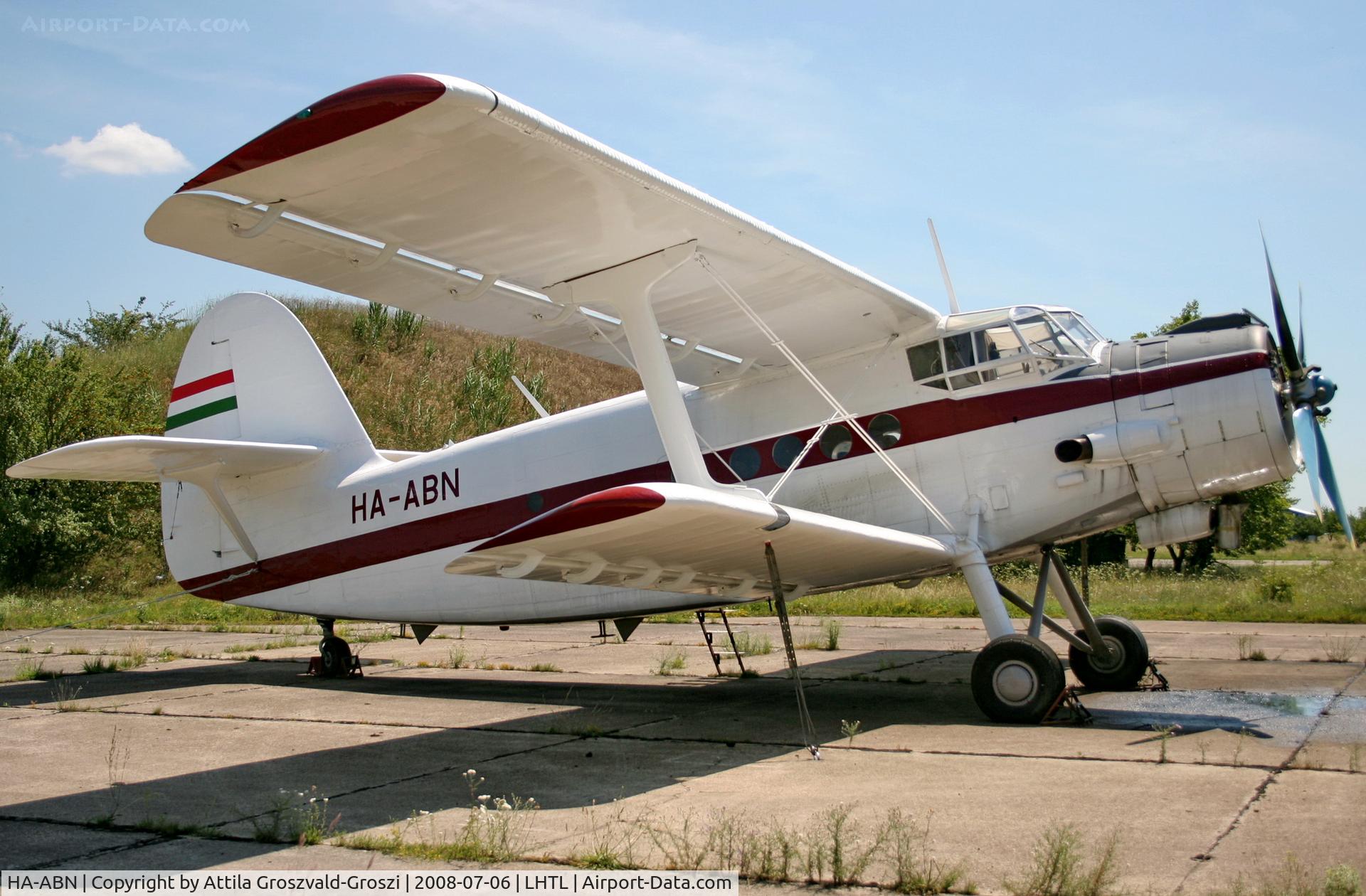 HA-ABN, PZL-Mielec An-2TD C/N 1G152-47, LHTL - Tököl Airport, Hungary