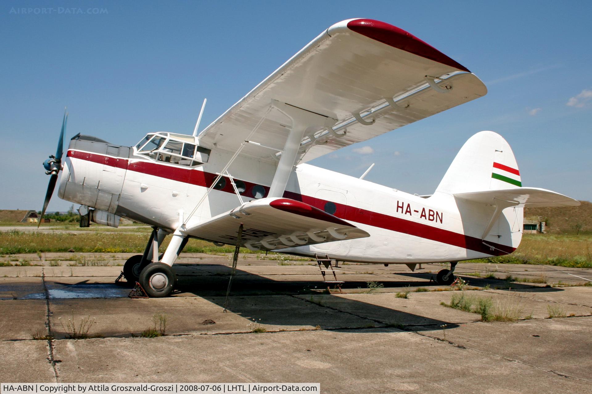 HA-ABN, PZL-Mielec An-2TD C/N 1G152-47, LHTL - Tököl Airport, Hungary
