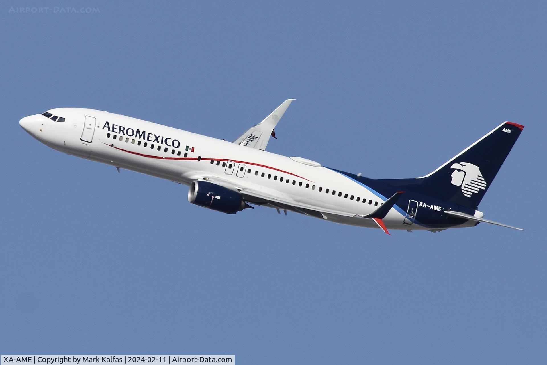 XA-AME, 2013 Boeing 737-852 C/N 36708, B738 AeroMexico Boeing 737-852 XA-AME AMX653 KORD-MMGL