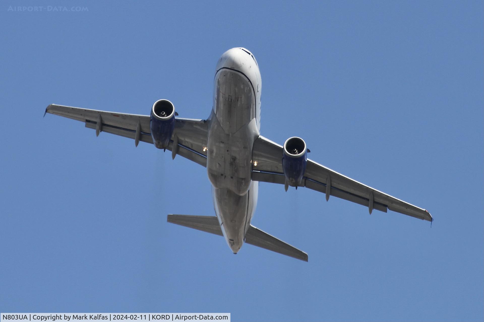 N803UA, 1997 Airbus A319-131 C/N 748, A319 United Airlines Airbus A319-131 N803UA UAL2440 ORD-AUS