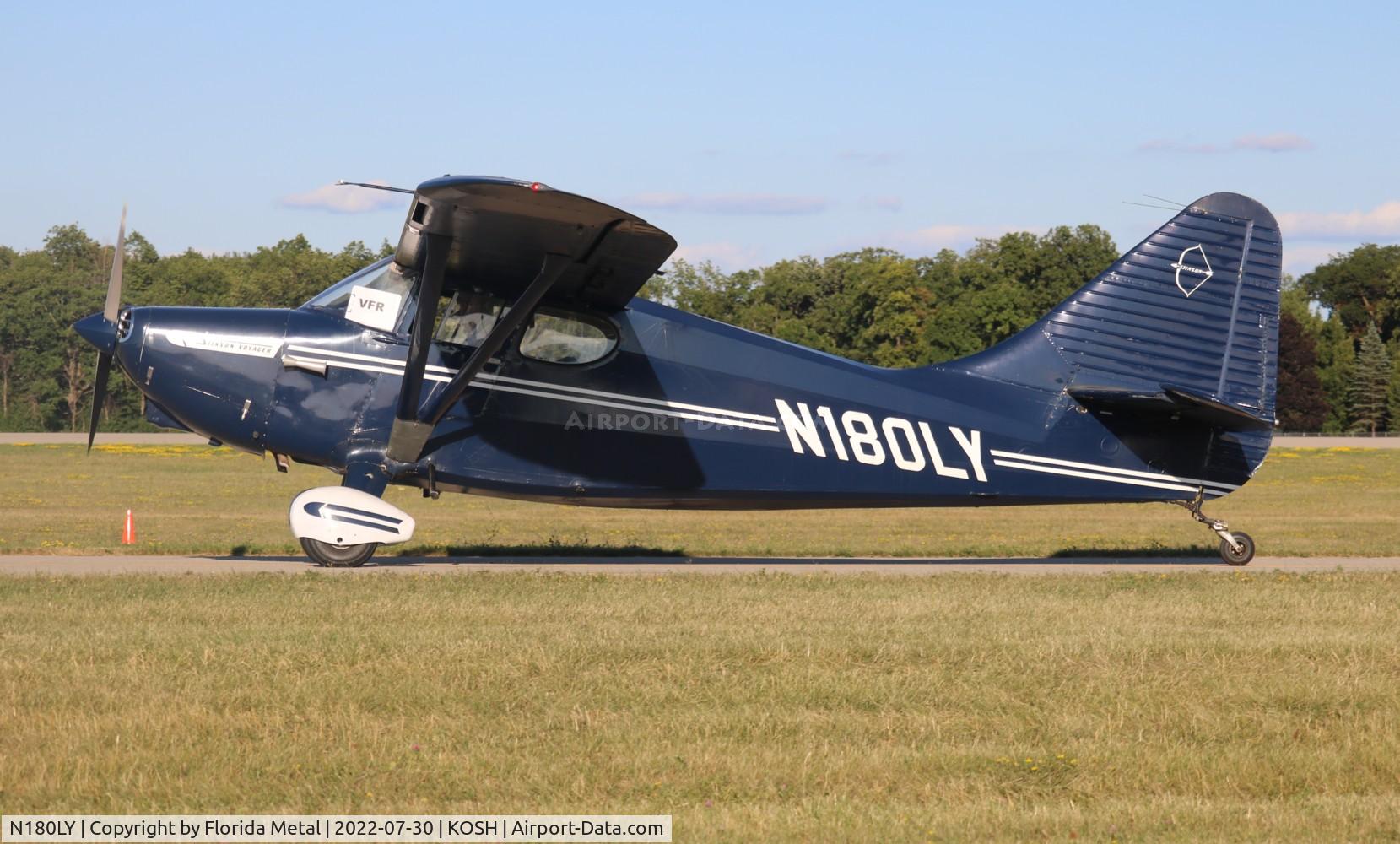N180LY, 1949 Stinson 108-3 Voyager C/N 108-4486, Stinson 108 zx