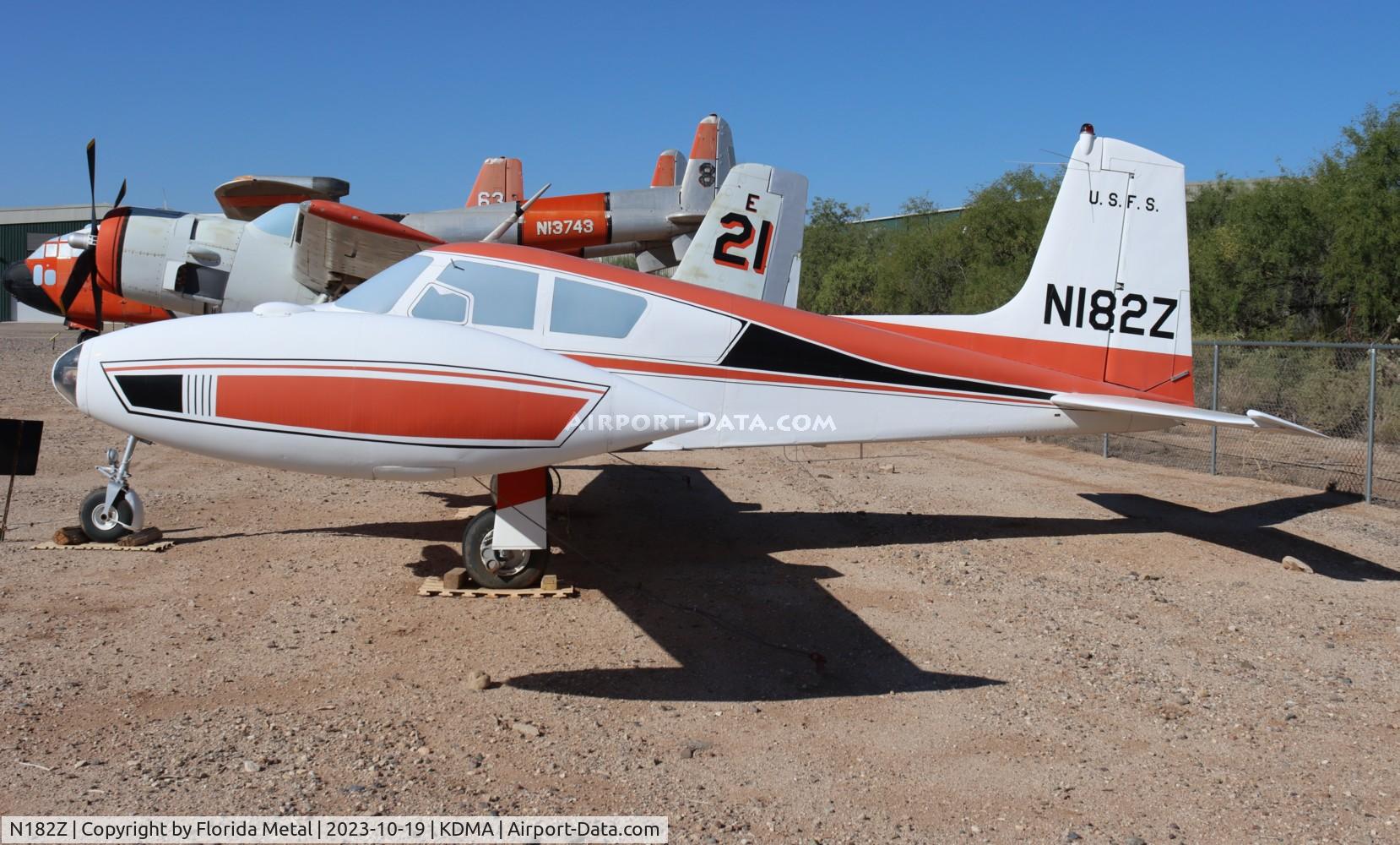 N182Z, 1958 Cessna U-3A Blue Canoe (310A) C/N 38157, C310A zx