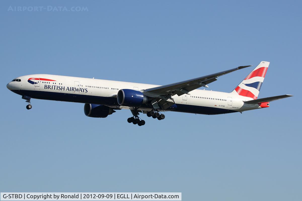 G-STBD, 2011 Boeing 777-36N/ER C/N 38695, at lhr
