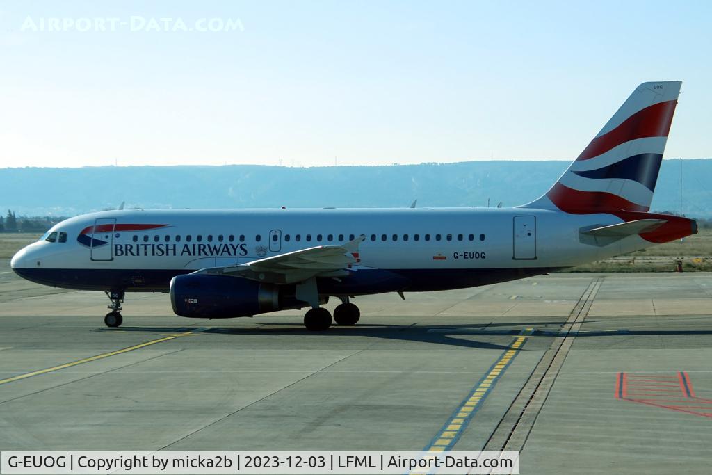 G-EUOG, 2001 Airbus A319-131 C/N 1594, Taxiing