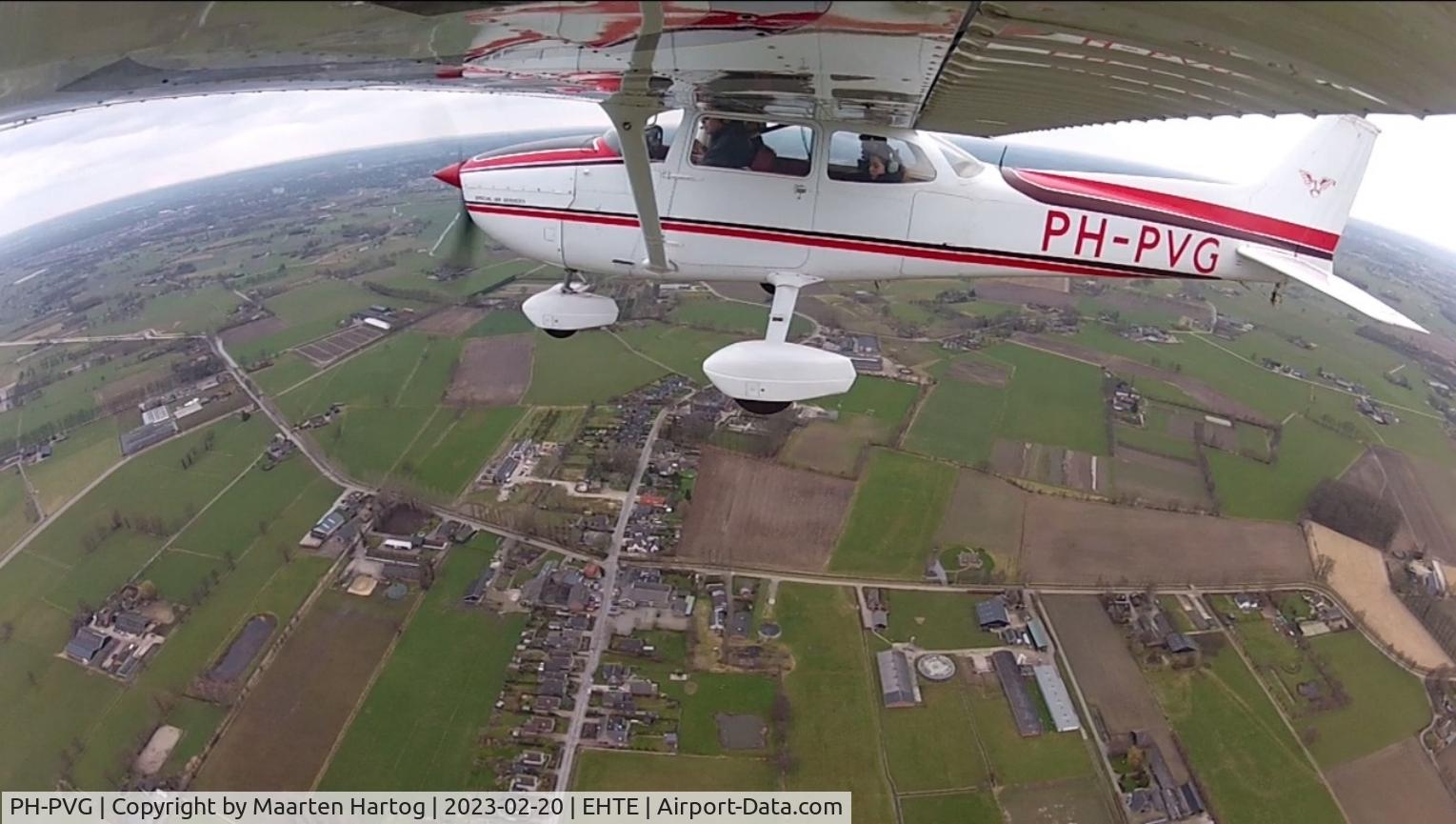 PH-PVG, 1976 Reims F172M II Skyhawk C/N 1473, En route sight seeing trip over Holland