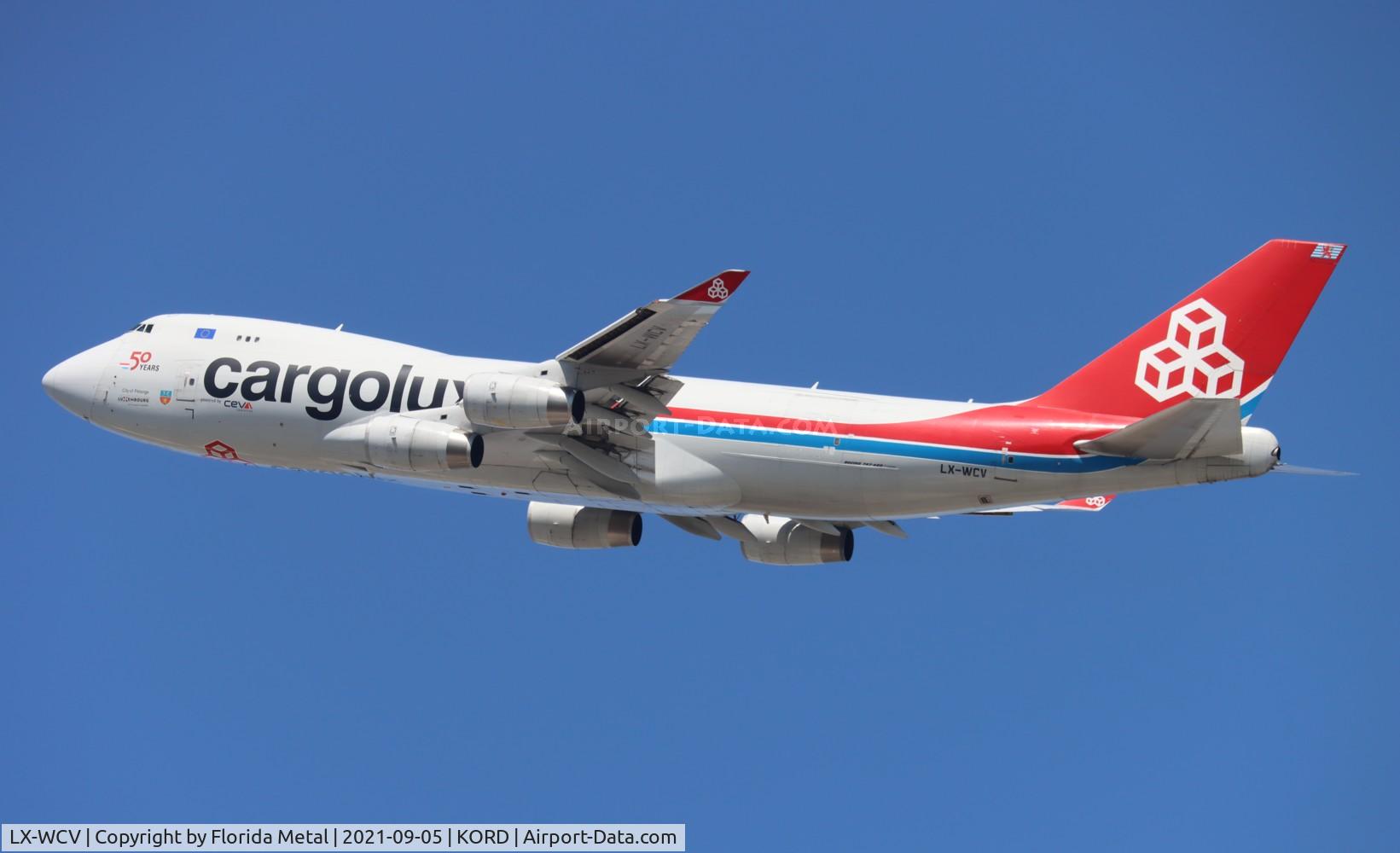 LX-WCV, 2007 Boeing 747-4R7F C/N 35804, CLX 747-8F zx ORD-IAH
