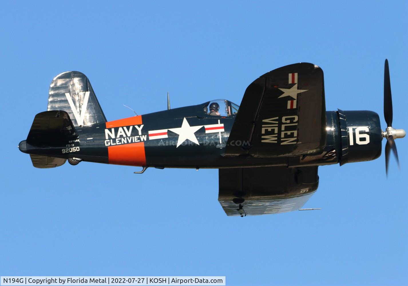 N194G, Goodyear FG-1D Corsair C/N 3311, OSH 22 zx