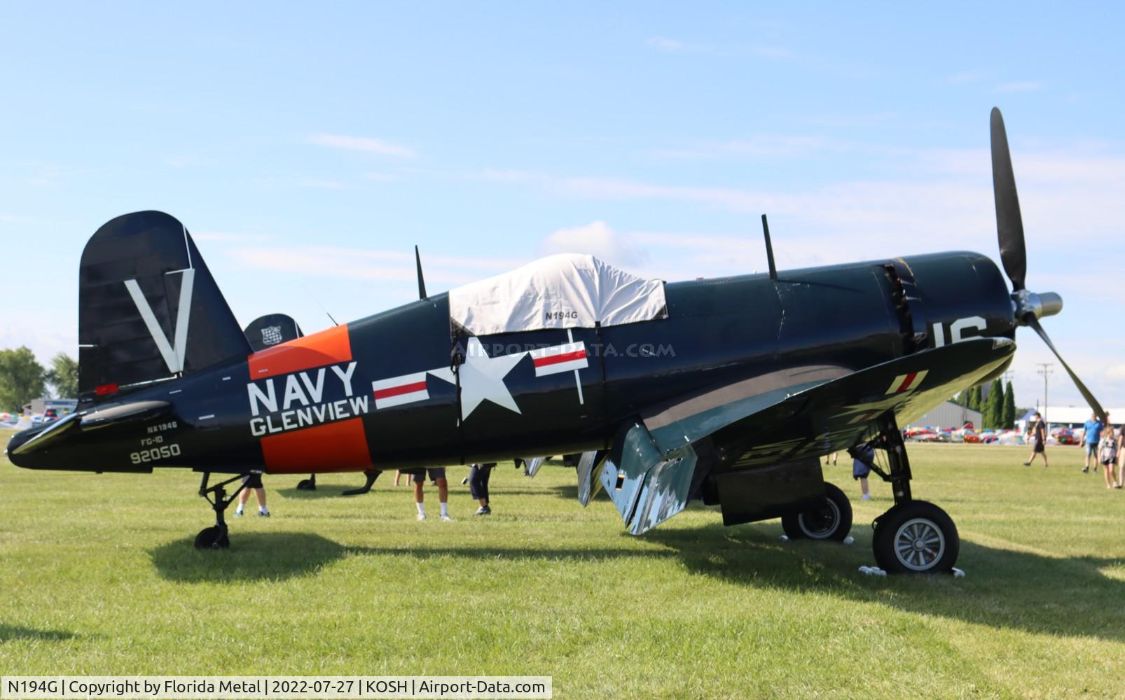 N194G, Goodyear FG-1D Corsair C/N 3311, FG-1 zx