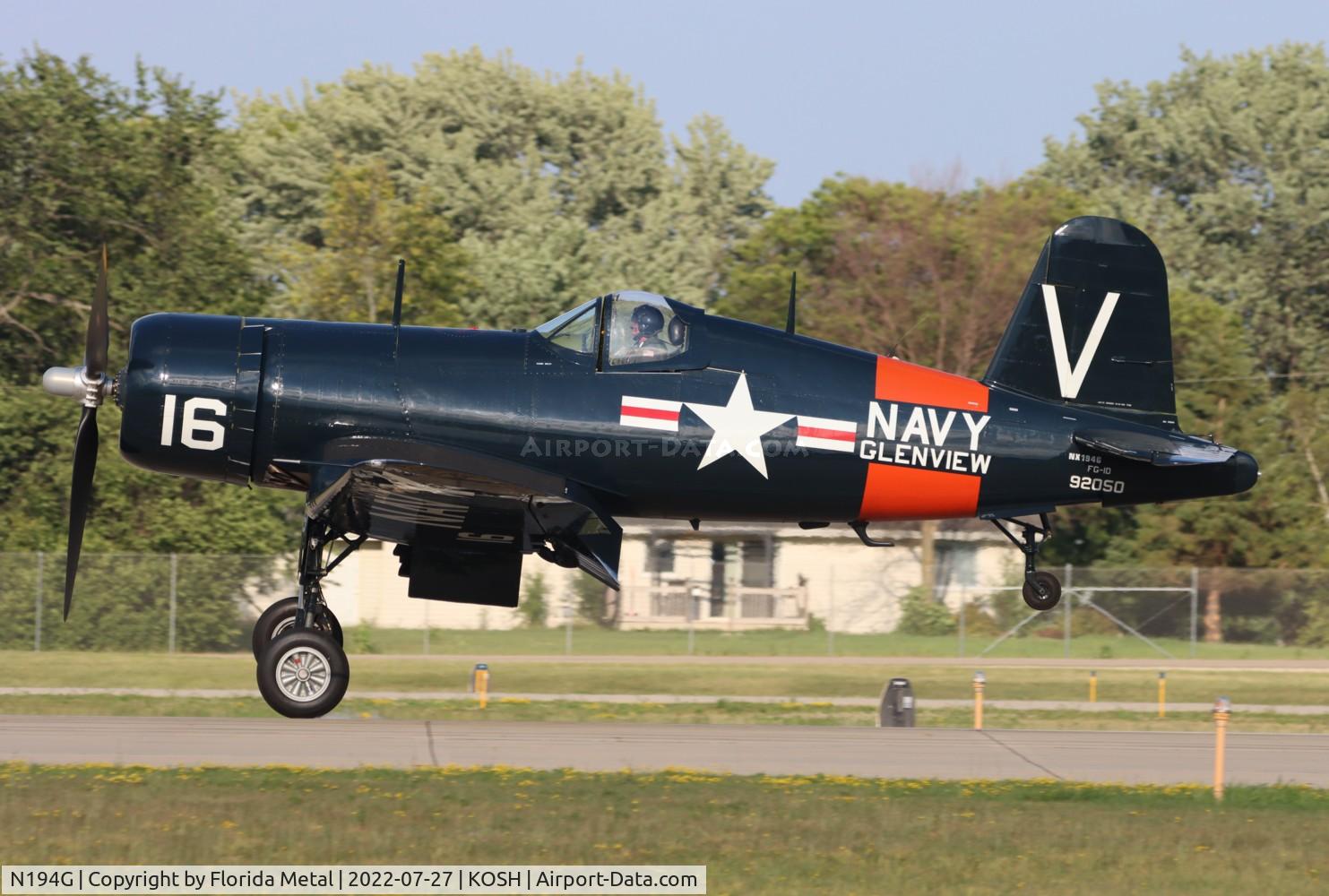 N194G, Goodyear FG-1D Corsair C/N 3311, FG-1 zx