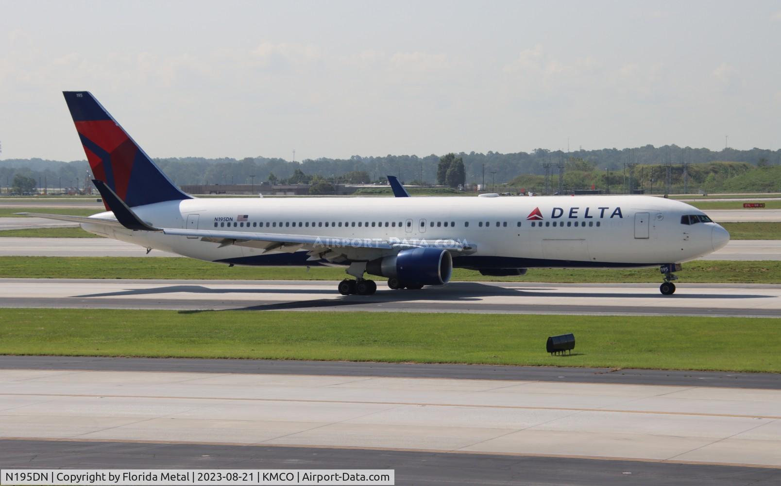 N195DN, 1997 Boeing 767-332 C/N 28452, DAL 763 zx ATL-MCO