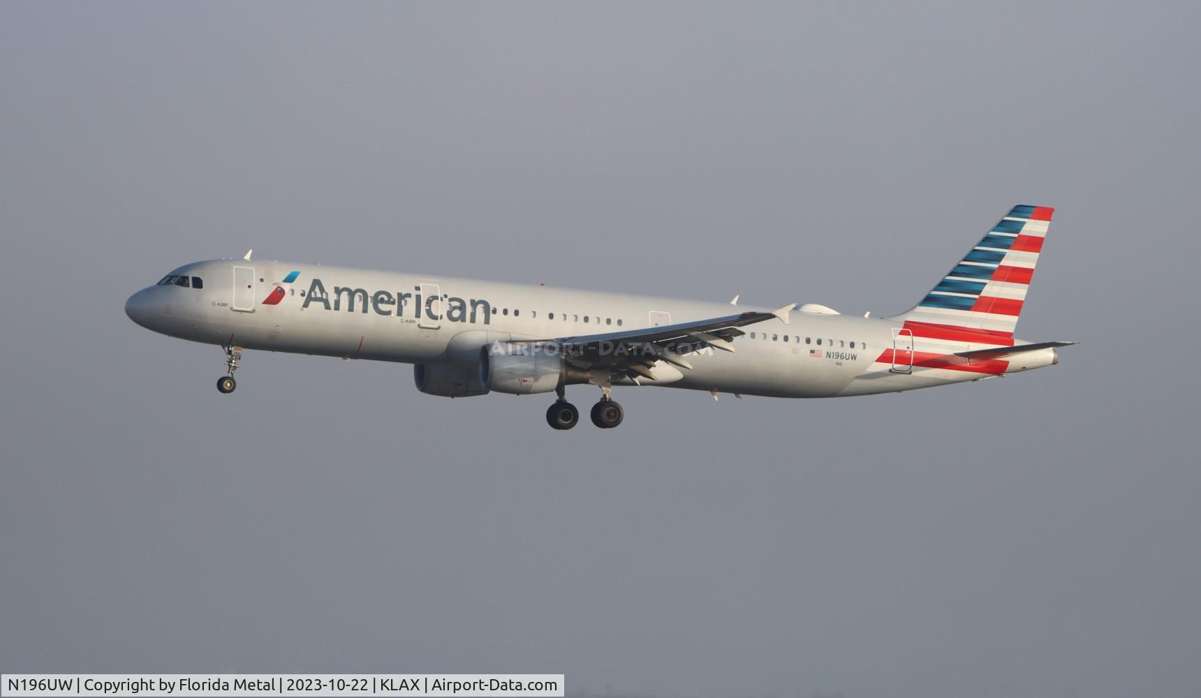 N196UW, 2009 Airbus A321-211 C/N 3879, AAL A321 zx ORD-LAX