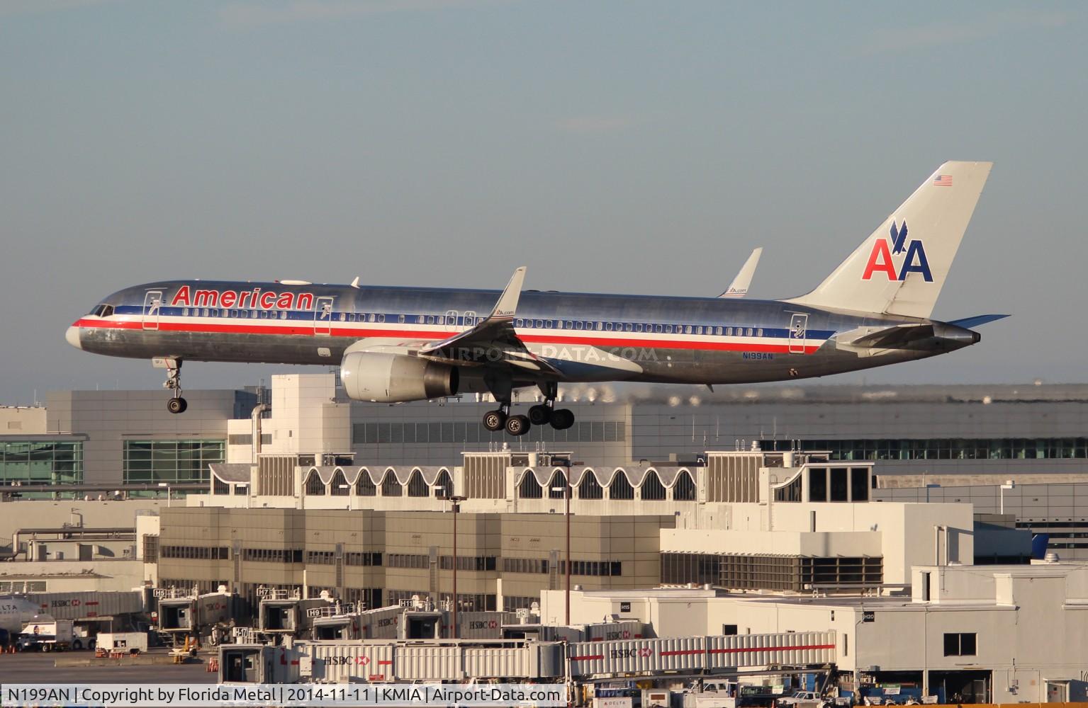 N199AN, 2001 Boeing 757-223 C/N 32393, MIA zx