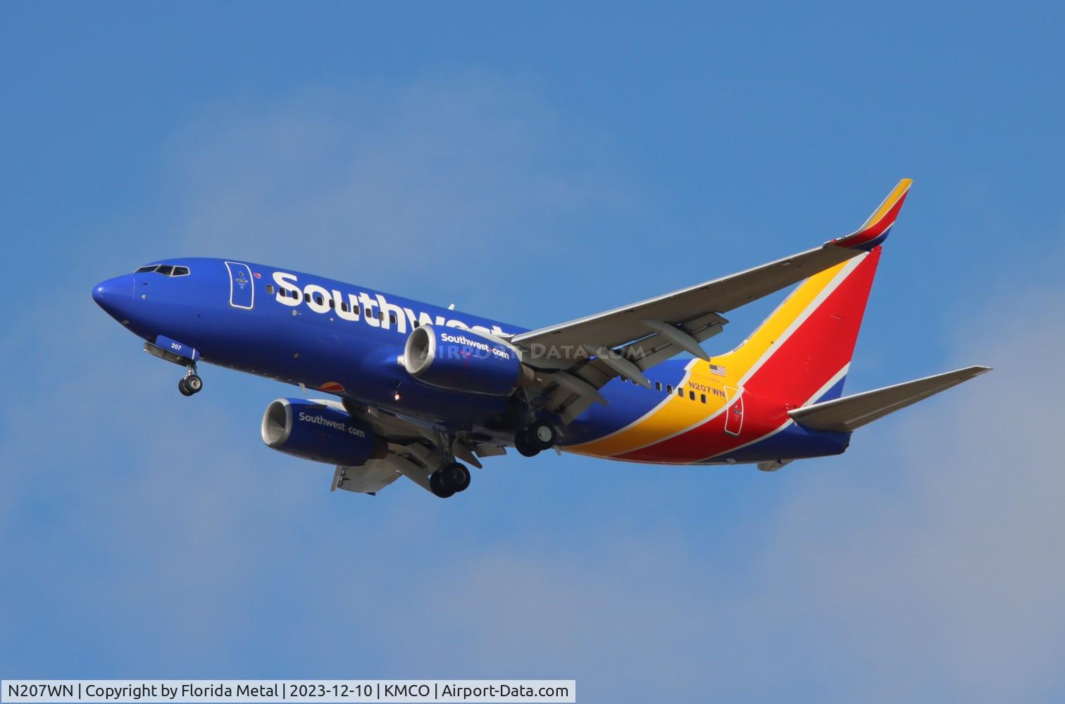 N207WN, 2005 Boeing 737-7H4 C/N 34012, SWA 737 nc zx MKE-MCO