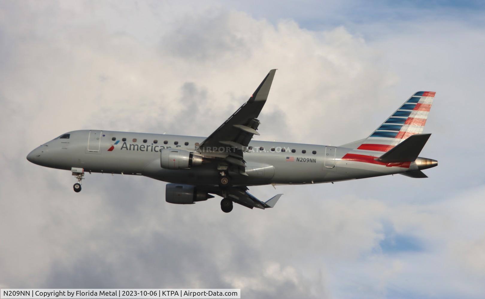 N209NN, 2015 Embraer 175LR (ERJ-170-200LR) C/N 17000497, ENY/AE E175 zx BNA-TPA