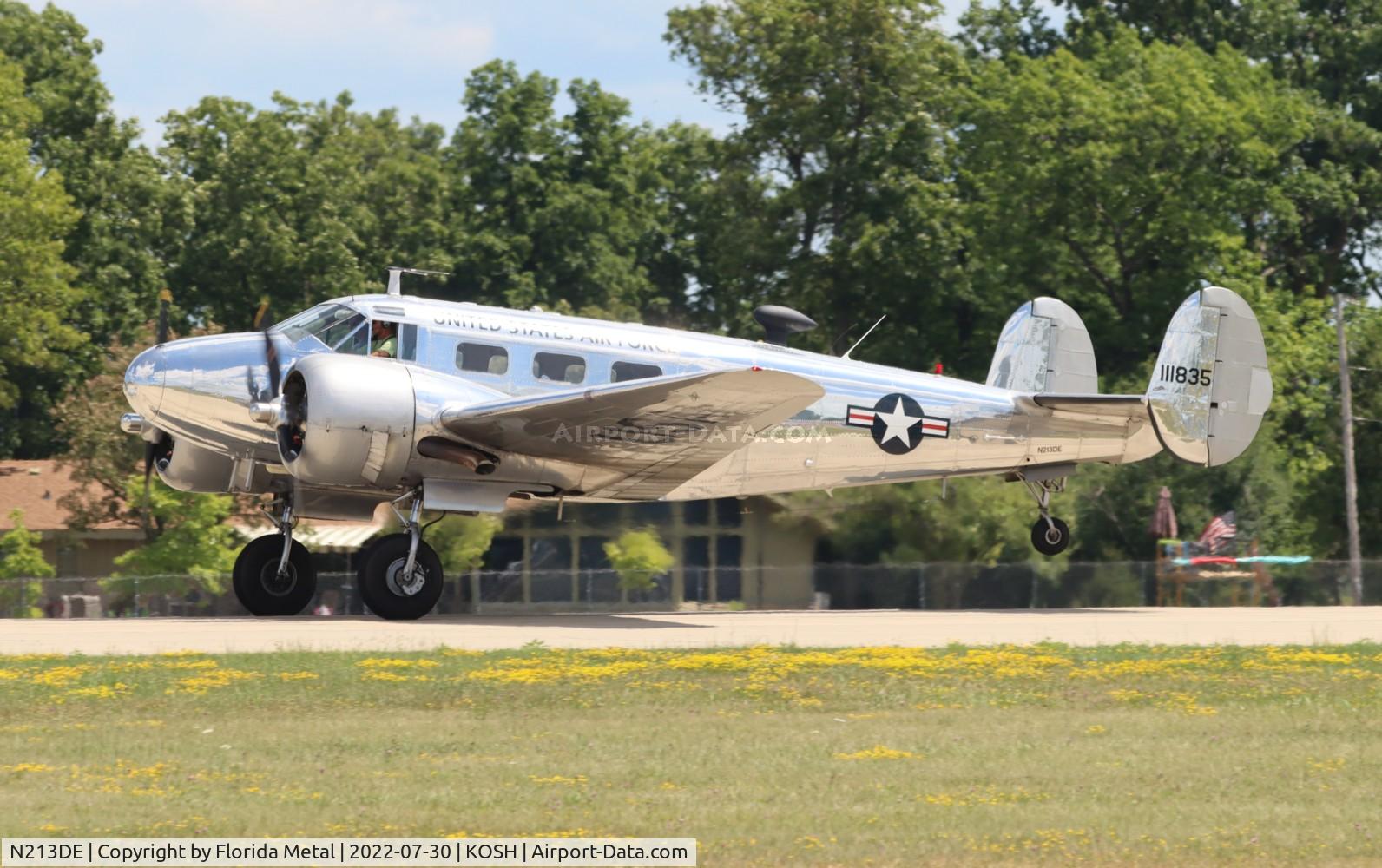 N213DE, 1942 Beech C-45H Expeditor C/N AF-392, C-45 zx