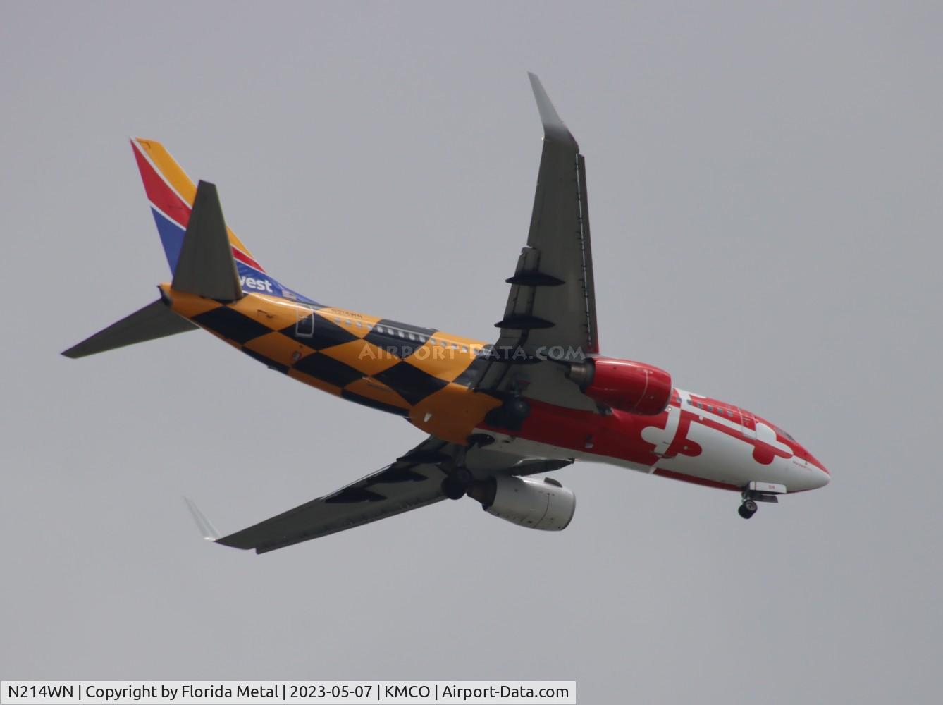 N214WN, 2005 Boeing 737-7H4 C/N 32486, SWA 737 Maryland zx BNA-MCO