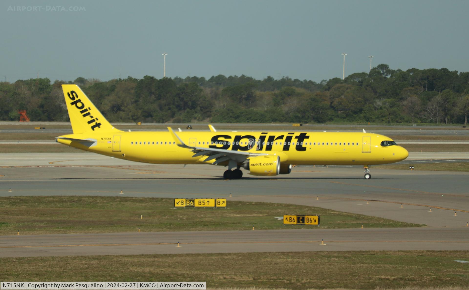 N715NK, 2024 Airbus A321-271NX C/N 11788, Airbus A321-271NX