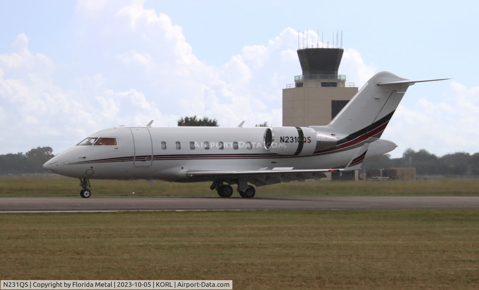 N231QS, 2017 Bombardier Challenger 650 (CL-600-2B16) C/N 6095, Challenger 650 zx NAS-ORL
