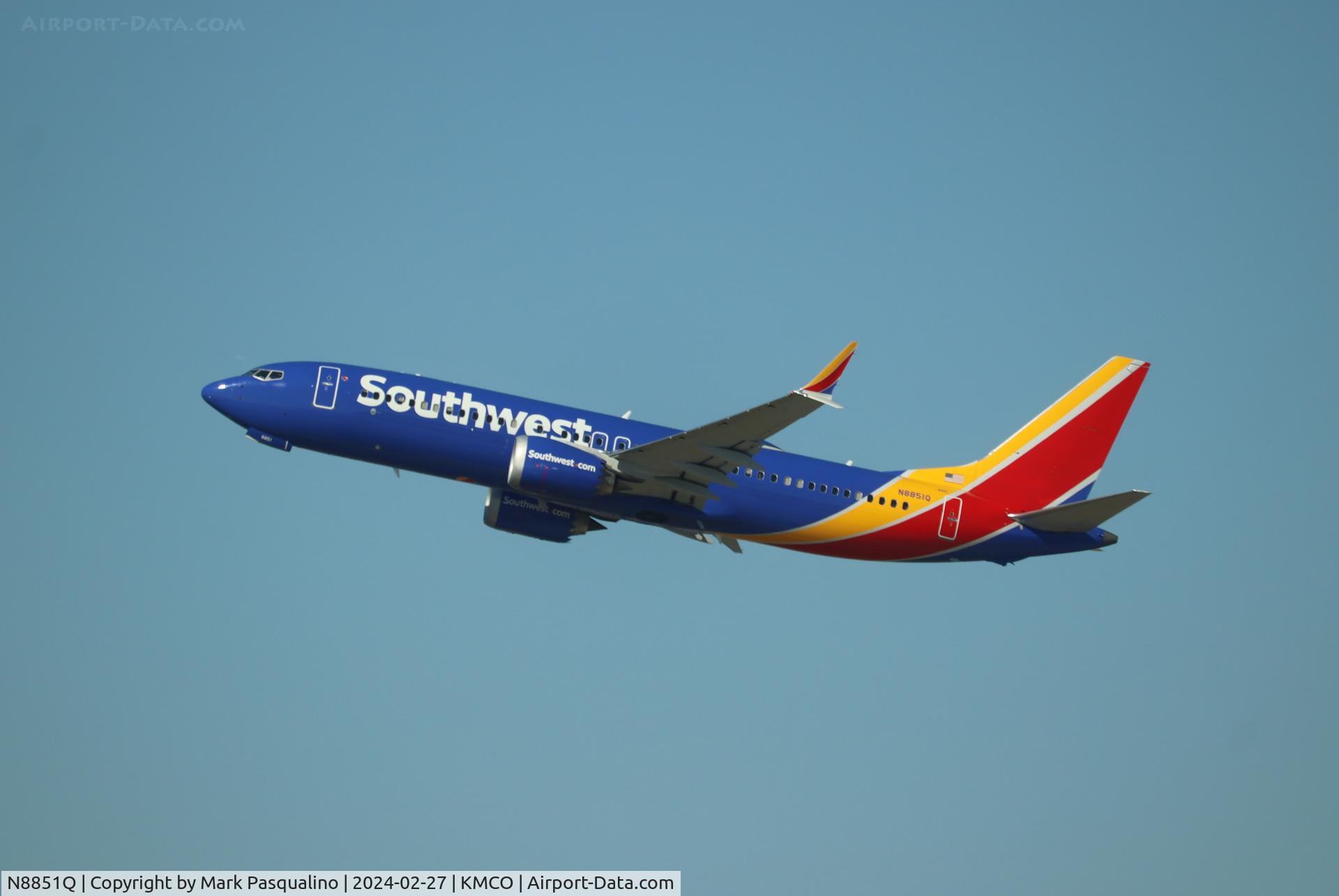 N8851Q, 2023 Boeing 737-8 MAX C/N 67825, Boeing 737-8 MAX