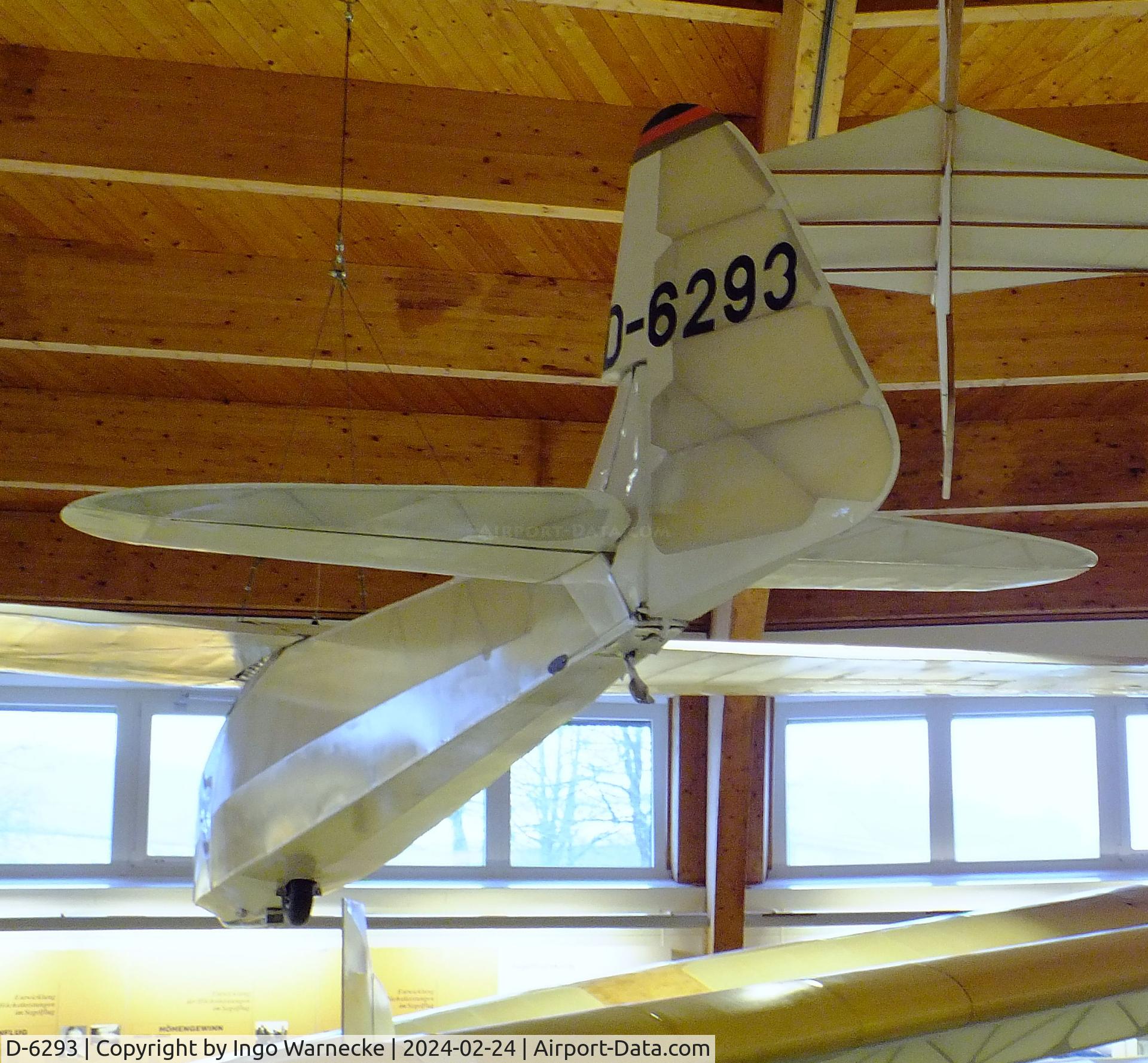 D-6293, 1938 Akaflieg München Mü 13D C/N not found_D-6293, Akaflieg München Mü 13 D at the Deutsches Segelflugmuseum mit Modellflug (German Soaring Museum with Model Flight), Gersfeld Wasserkuppe