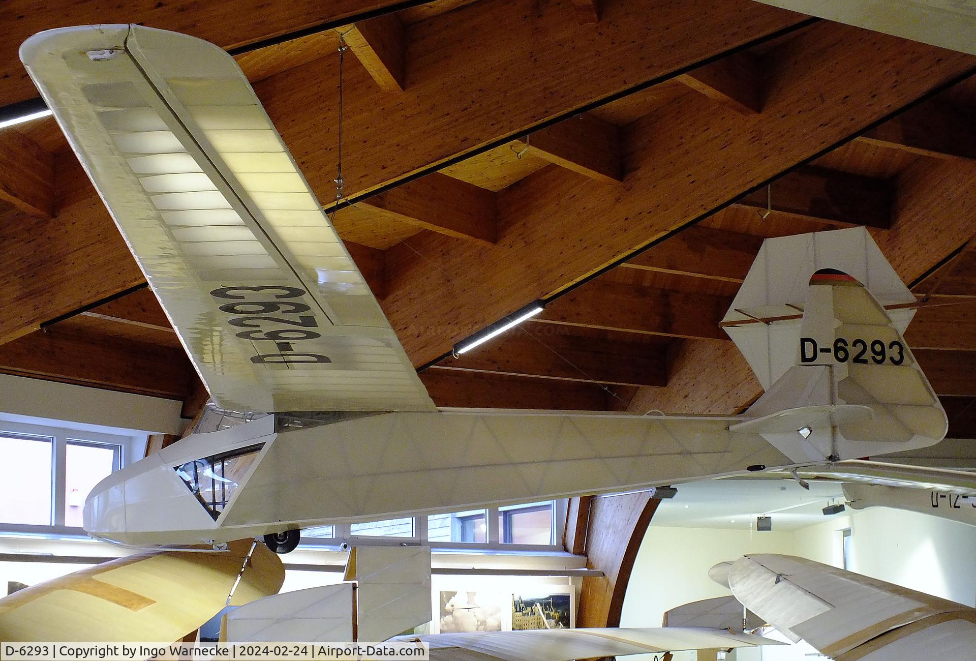 D-6293, 1938 Akaflieg München Mü 13D C/N not found_D-6293, Akaflieg München Mü 13 D at the Deutsches Segelflugmuseum mit Modellflug (German Soaring Museum with Model Flight), Gersfeld Wasserkuppe