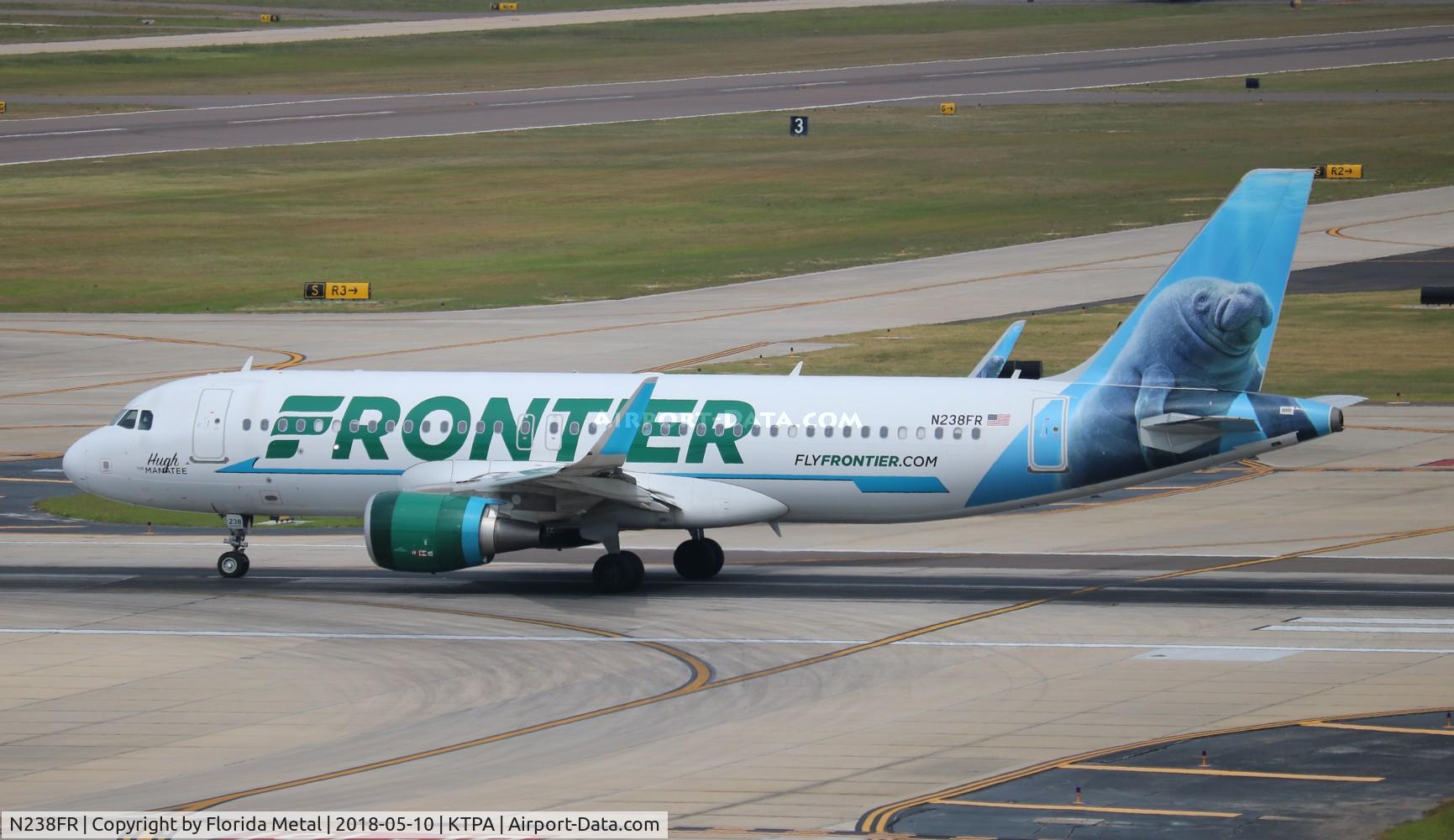 N238FR, 2016 Airbus A320-214 C/N 7458, FFT A320 Hugh zx TPA-PHL