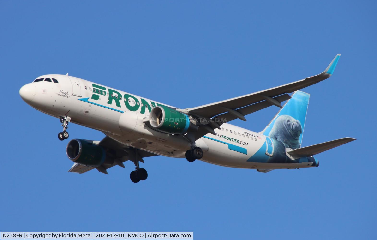 N238FR, 2016 Airbus A320-214 C/N 7458, FFT A320 Hugh zx TTN-MCO